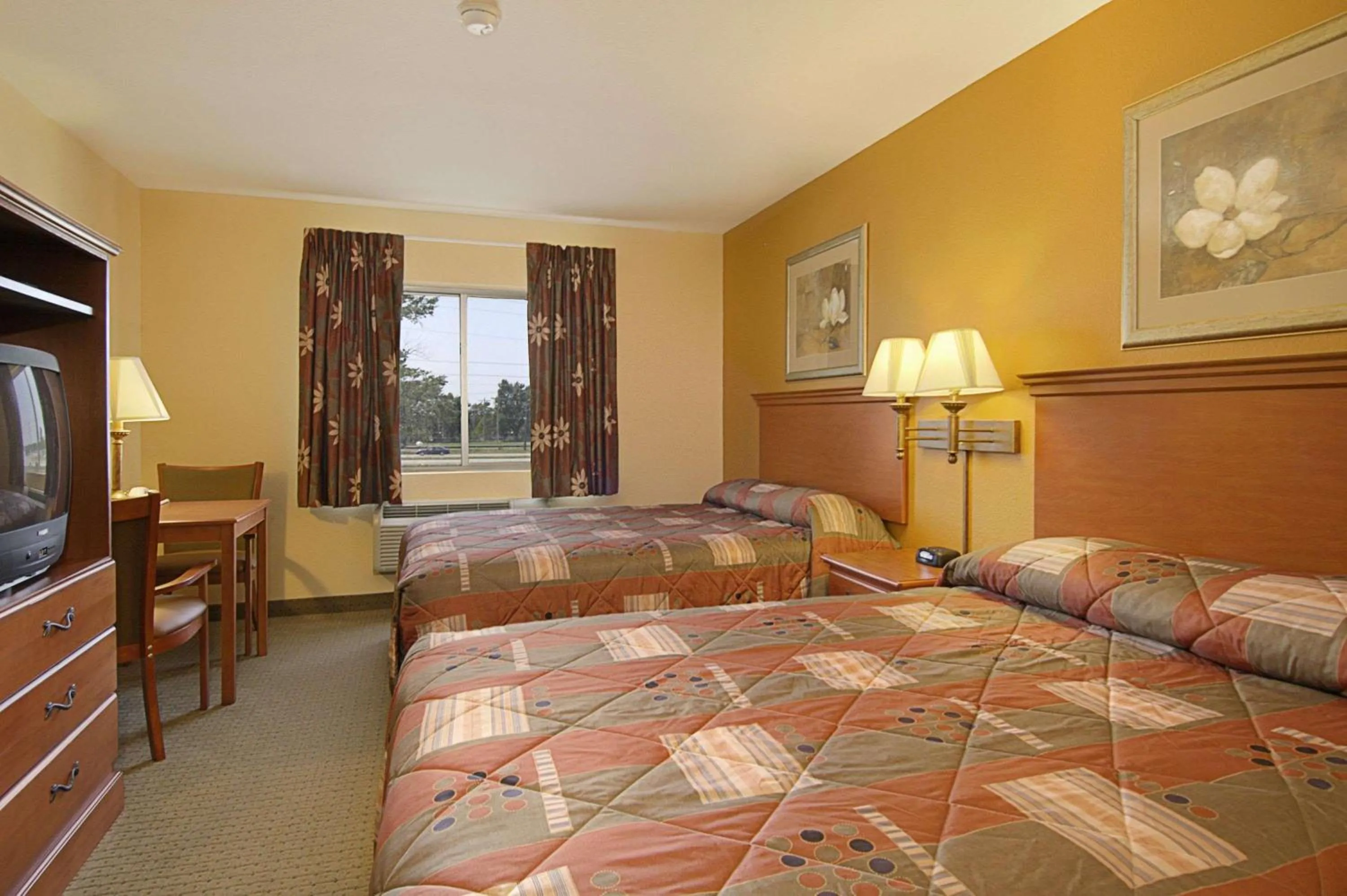 Queen Room with Two Queen Beds - Non-Smoking in Super 8 by Wyndham Topeka at Forbes Landing