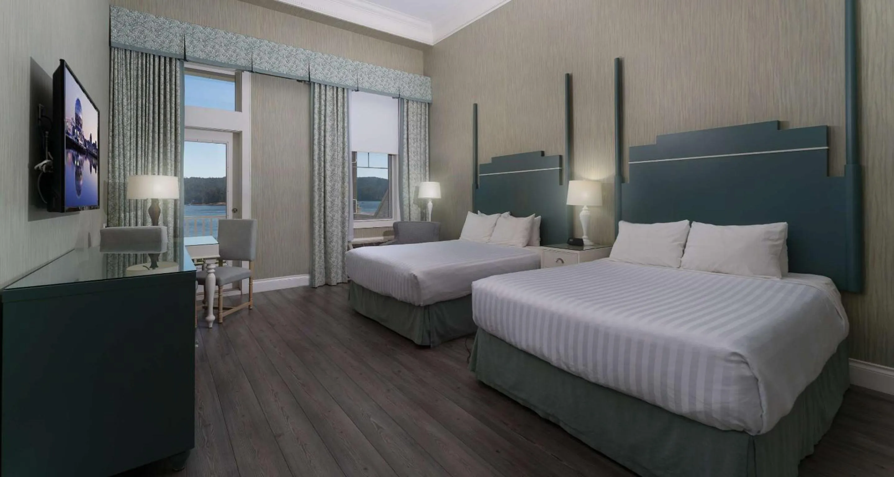 Queen Room with Two Queen Beds and Balcony - Premium Water View in Prestige Oceanfront Resort, WorldHotels Luxury