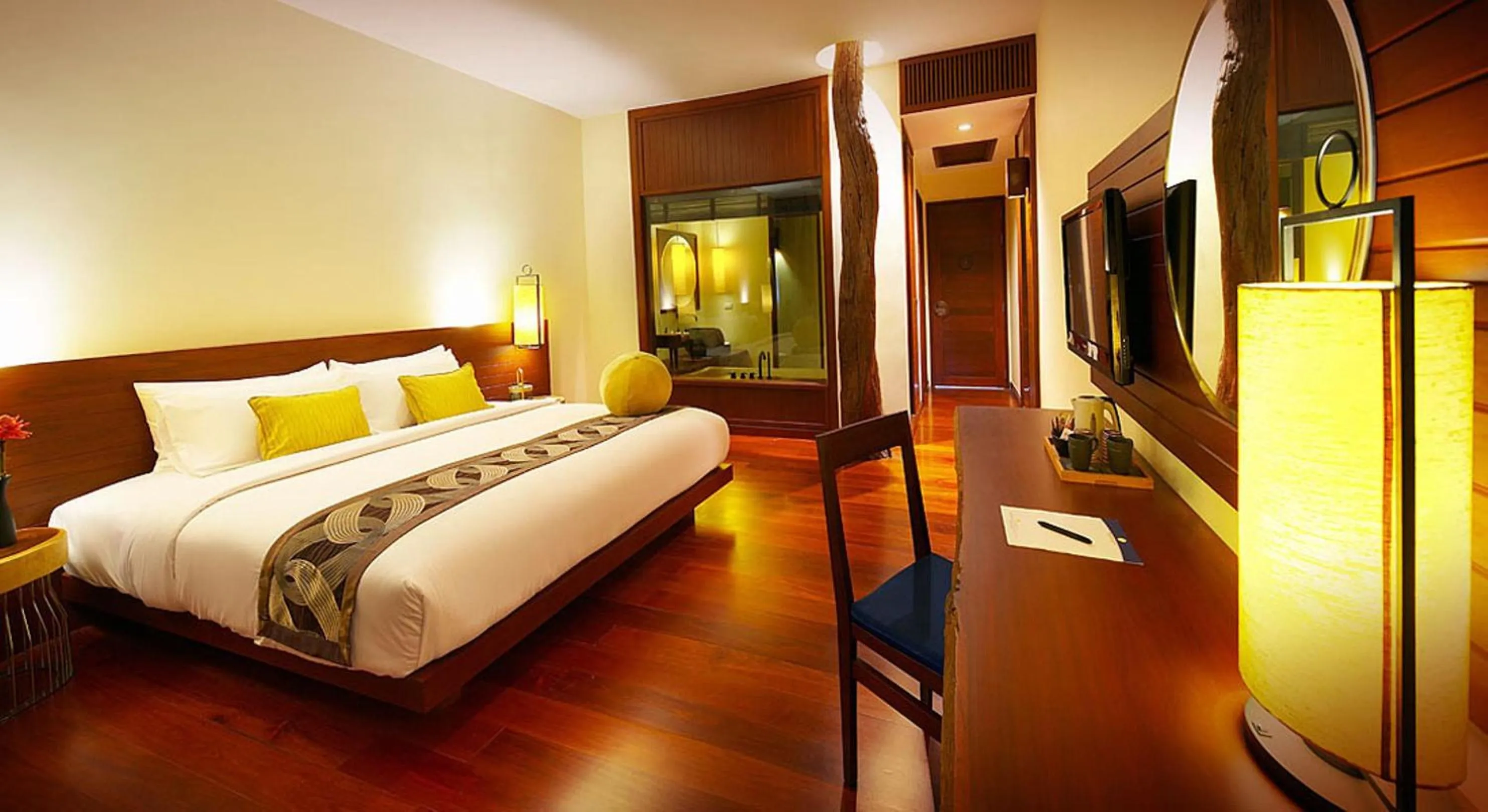Supreme Deluxe Double Room with Spa Bath in Chantaramas Beach Resort Koh Phangan