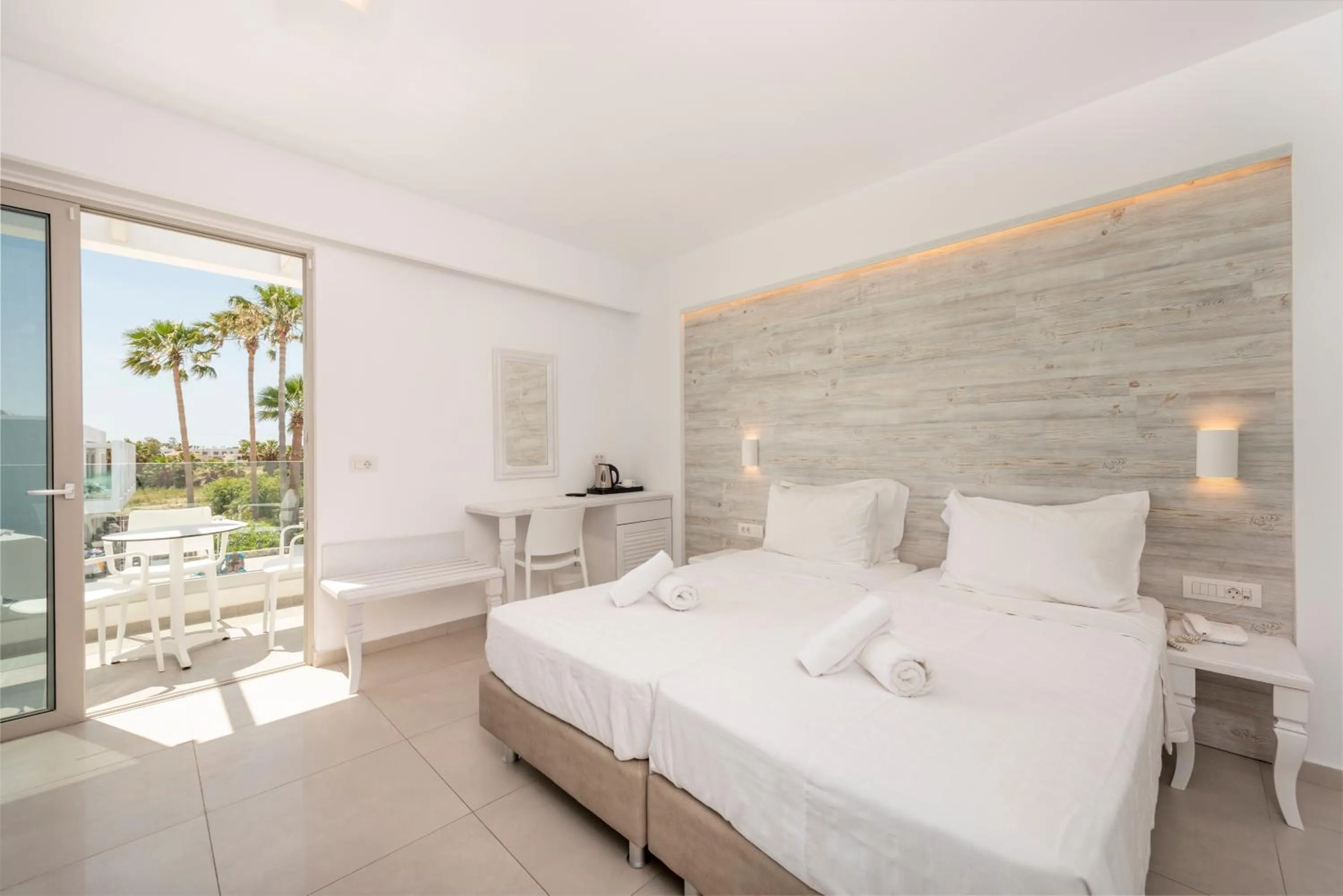 Deluxe Triple Room with Pool View in Apollon Windmill Boutique Hotel - Adults Only