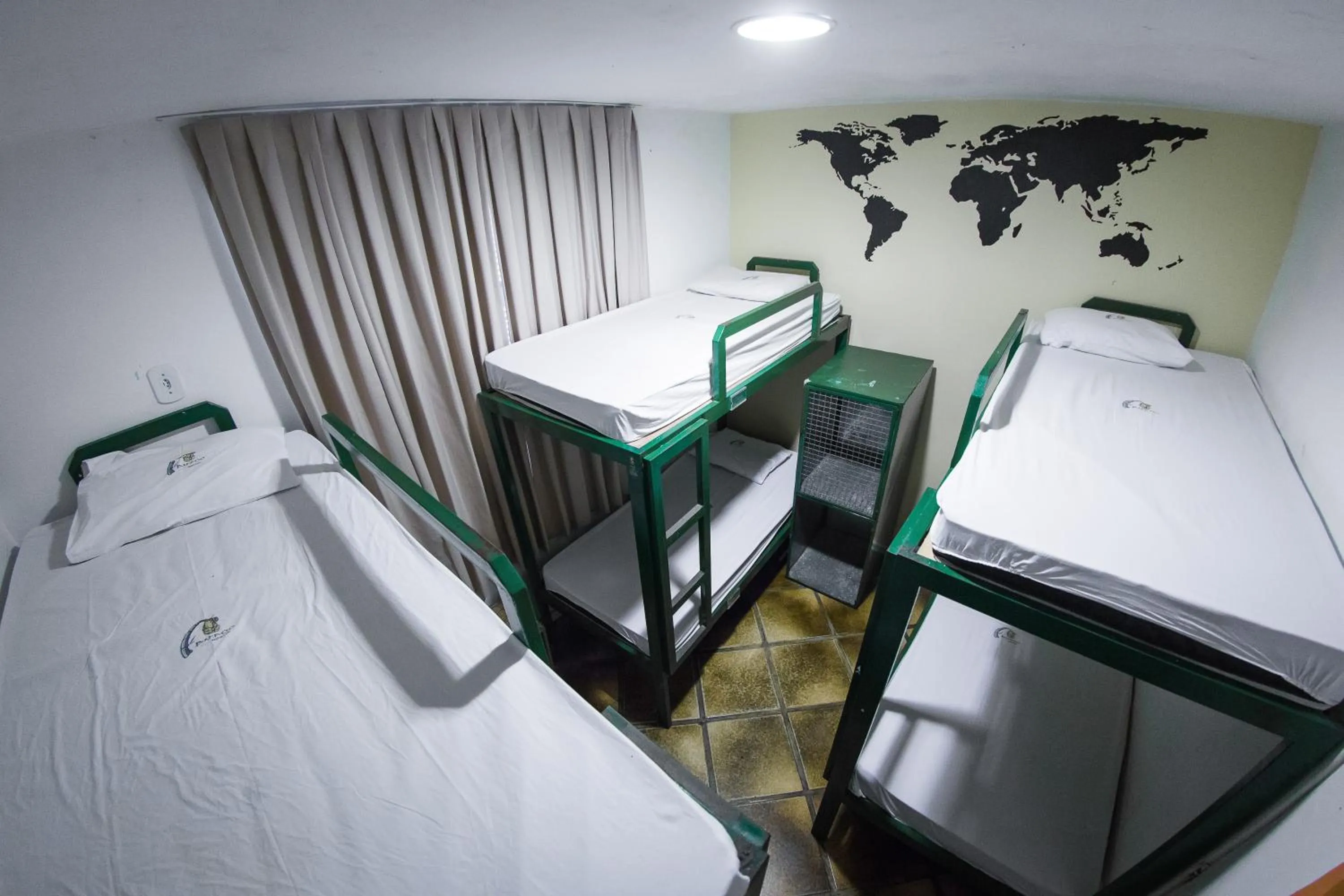Single Bed in 6-Bed Dormitory Room in Bamboo Rio Hostel