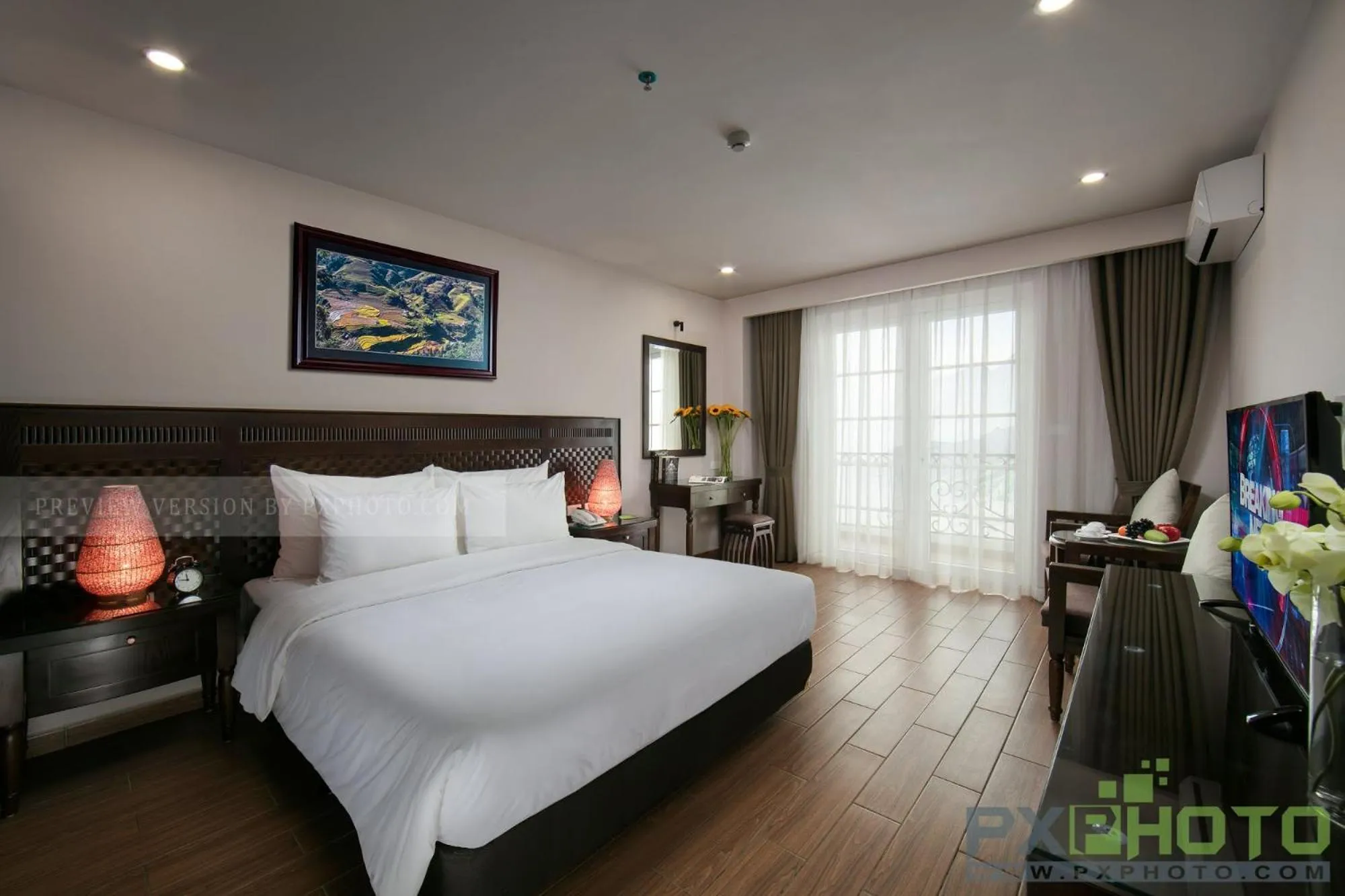 Family Room with Mountain View in Azure Sapa Hotel