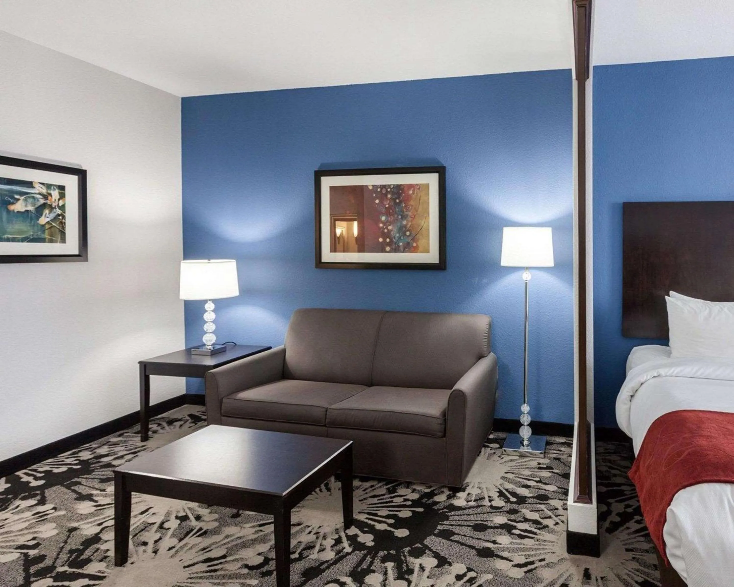 Queen Suite with Two Queen Beds and Sofa Bed - Non-Smoking in Comfort Suites Greenville