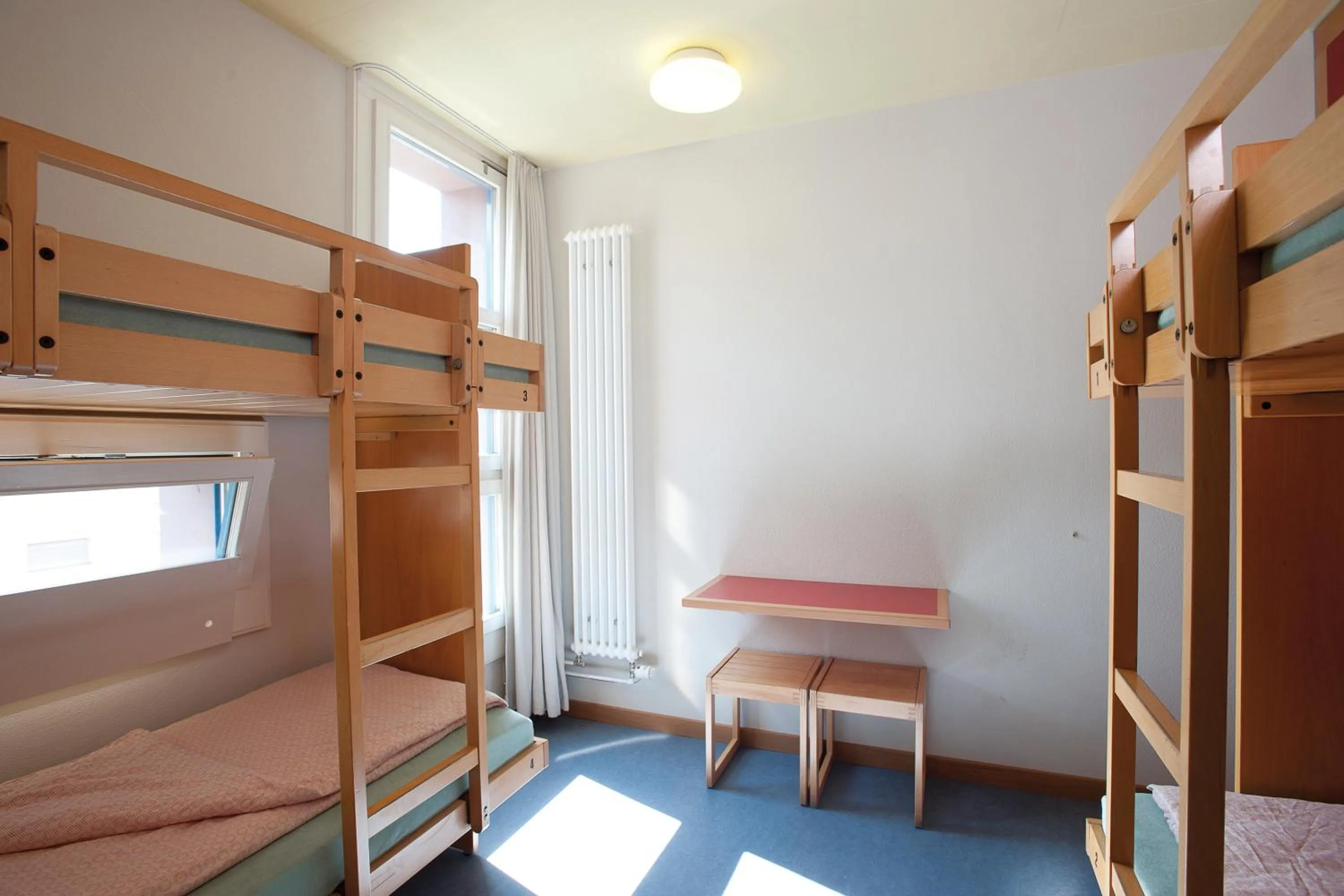 Single Bed in 4-Bed Dormitory Room in Zurich Youth Hostel