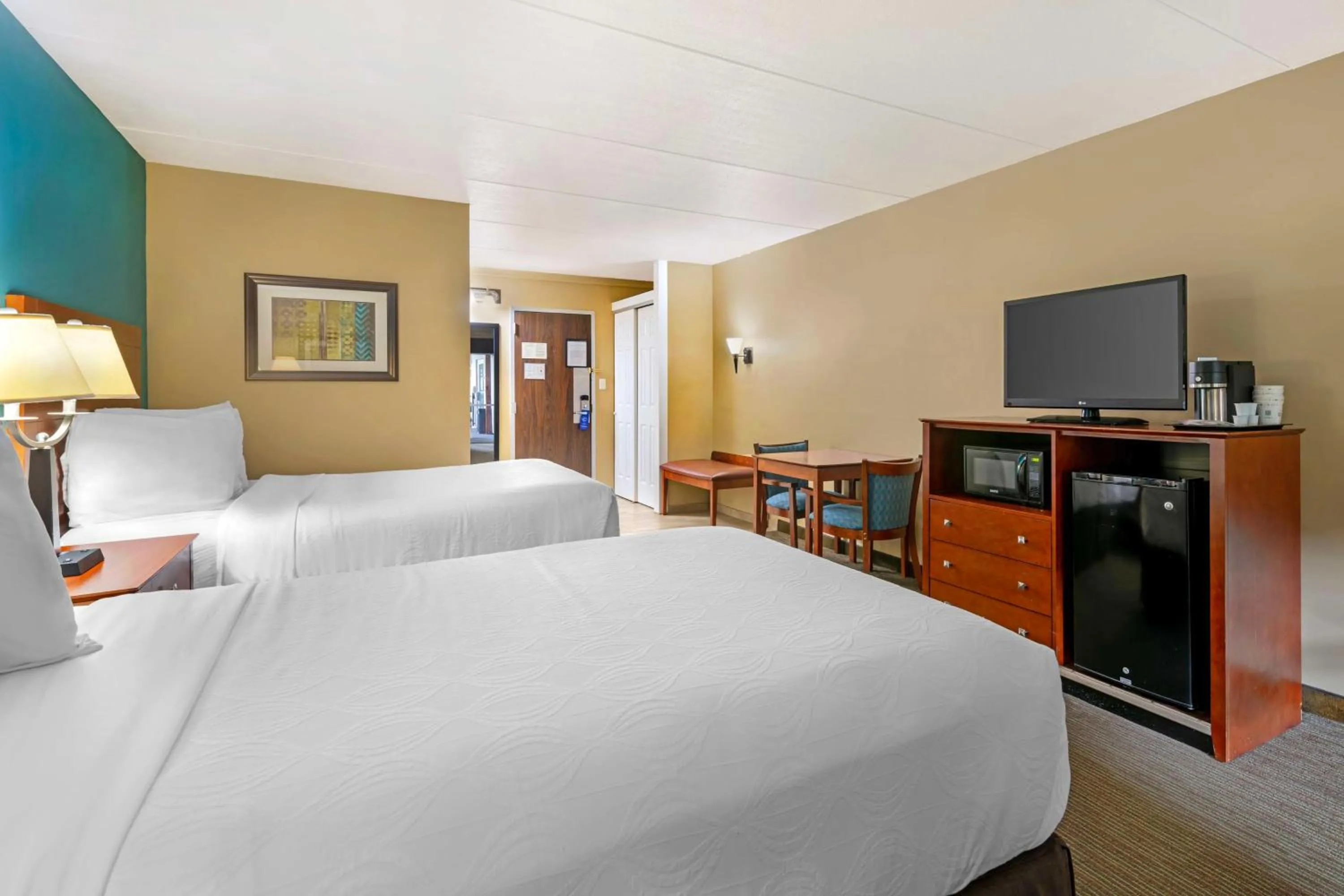 Double Room with Two Double Beds, Balcony and Pool View - Non-Smoking in Best Western Plus Plattsburgh