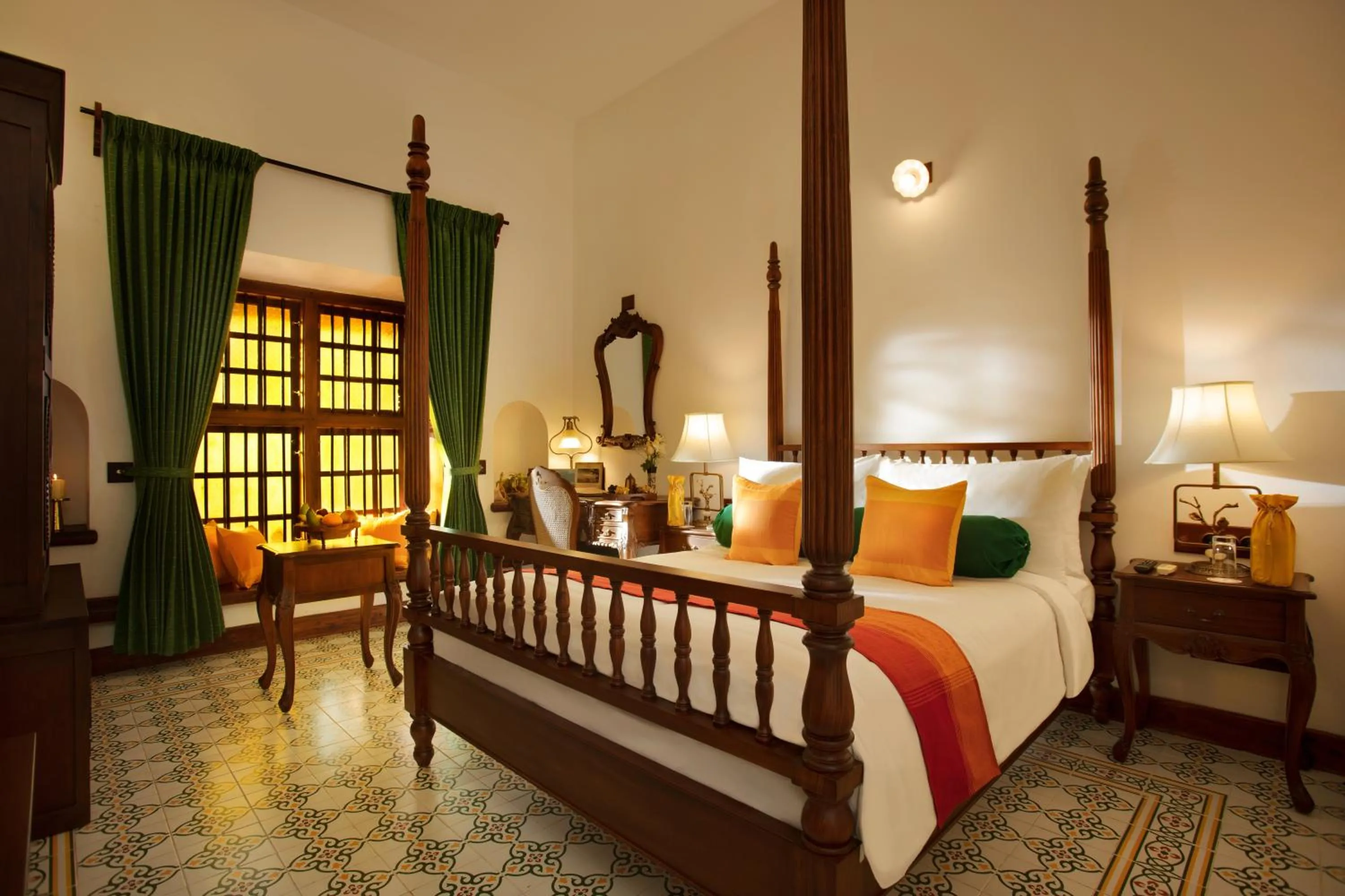 Classic Double Room with 10% discount on food, 20% discount on Ayurmana, and one and a half-hour guided heritage walk from 7 AM to 8:30 AM in Forte Kochi