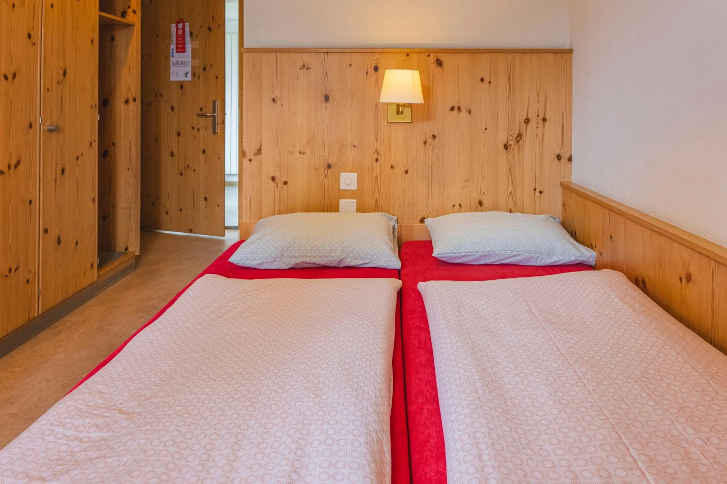 Single Room with Balcony in Davos Youth Hostel