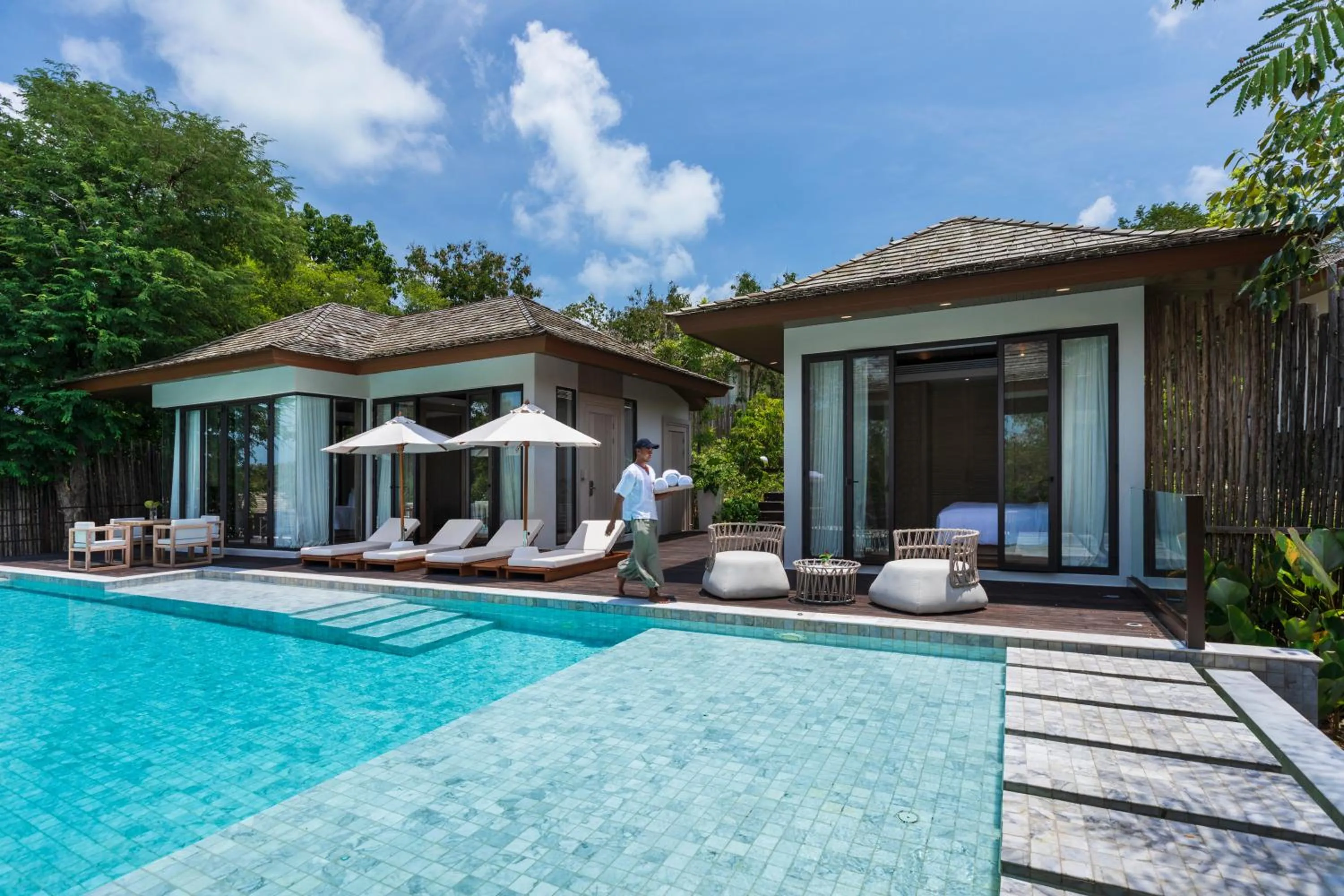 Tropical Two-bedroom Pool Villa in Cape Fahn Hotel - Private Islands Samui