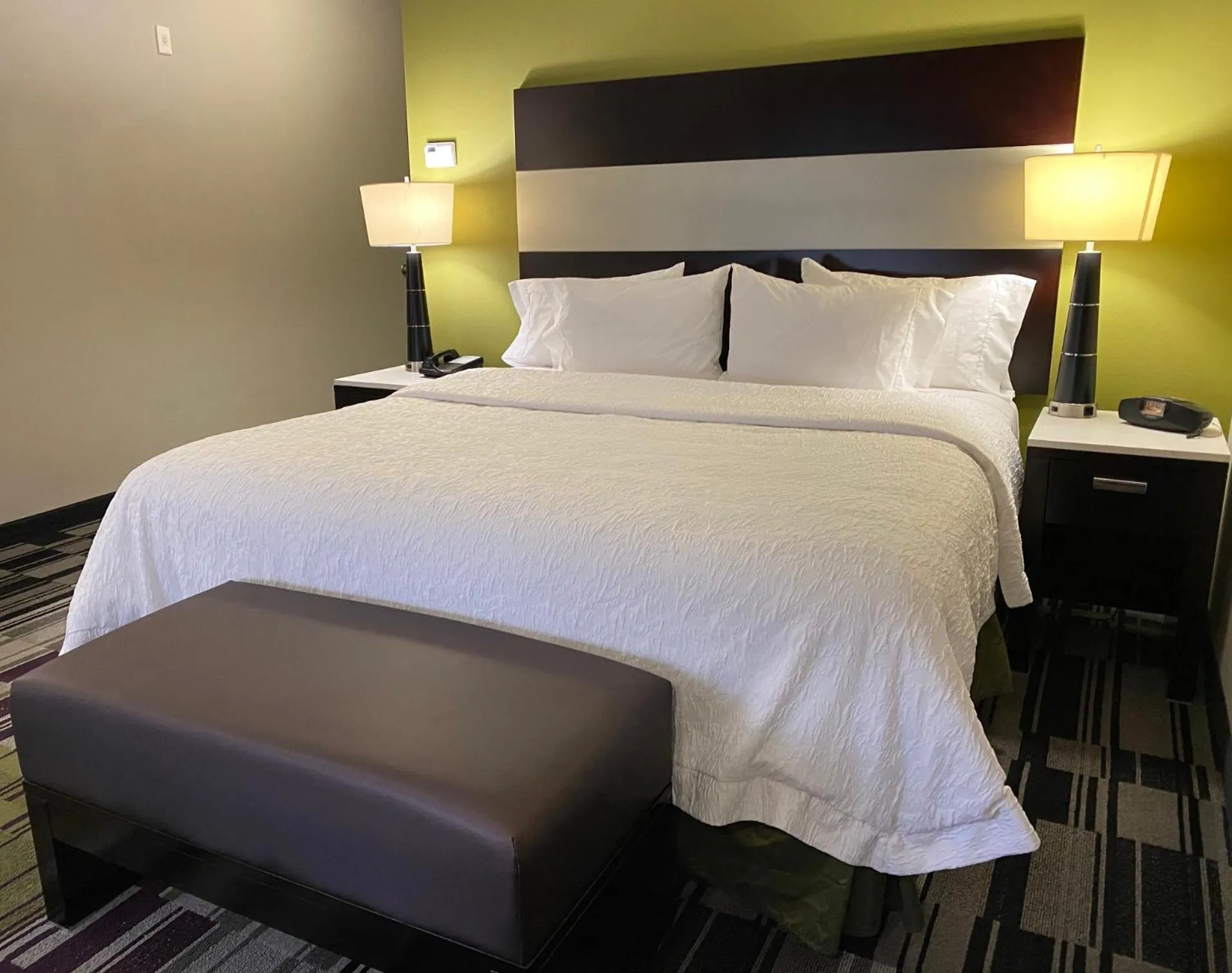 King Room with King Bed - Non-Smoking in Hampton Inn by Hilton Leesville Fort Johnson