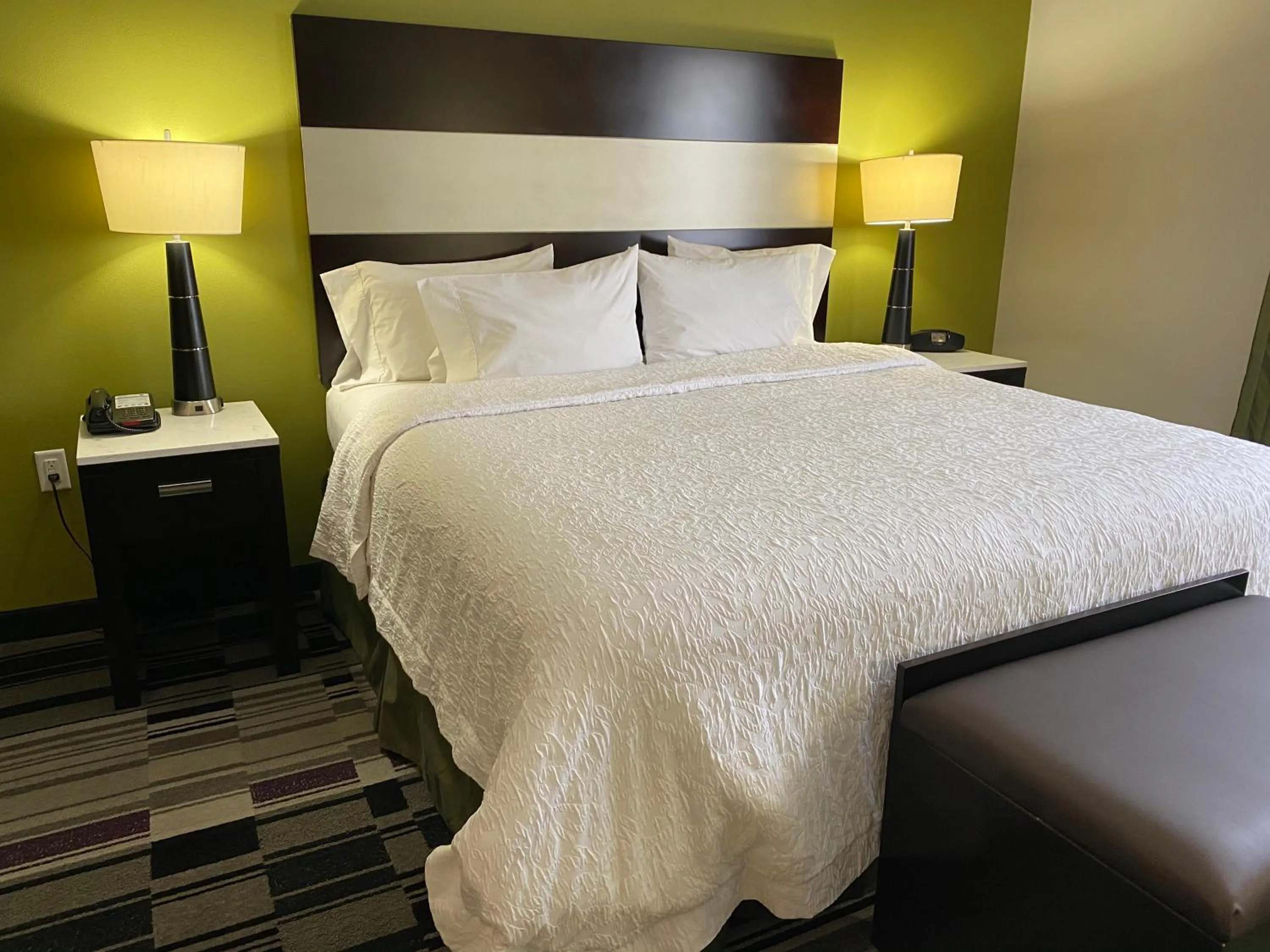 Deluxe King Room - Non-Smoking in Hampton Inn by Hilton Leesville Fort Johnson