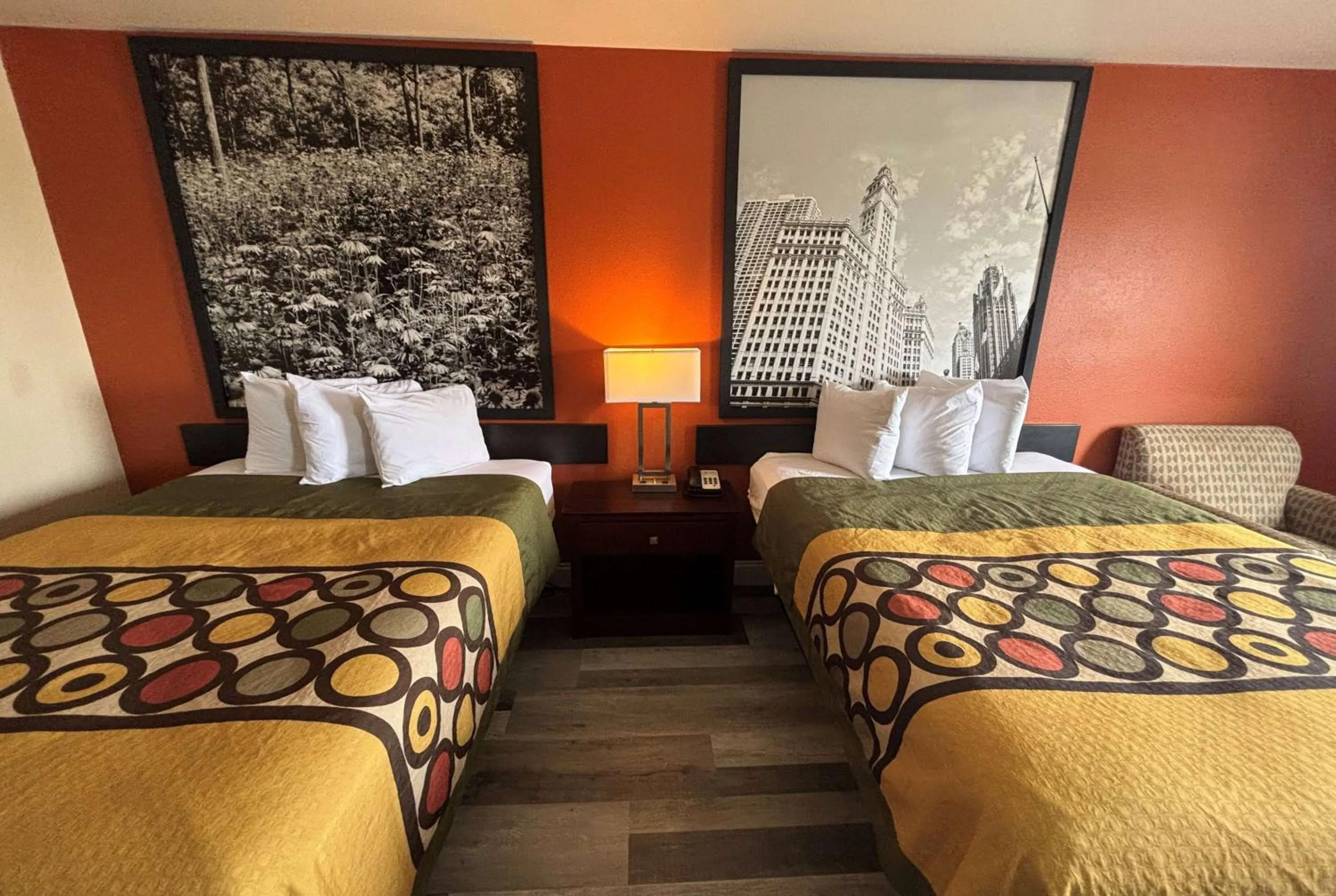 Queen Room with Two Queen Beds - Non-Smoking in Super 8 by Wyndham Pontoon Beach IL/St. Louis MO Area