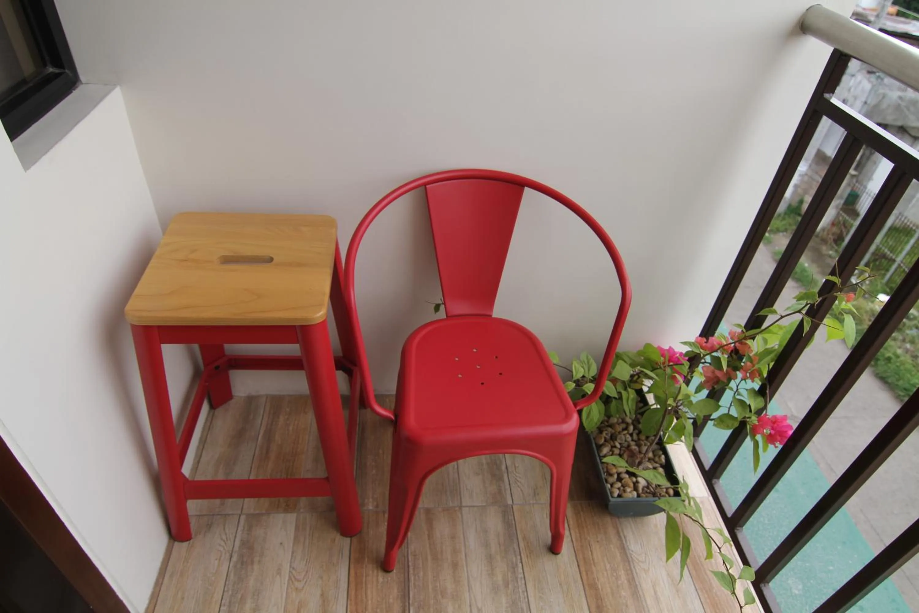 Twin Room with Balcony in Charos Dormitel