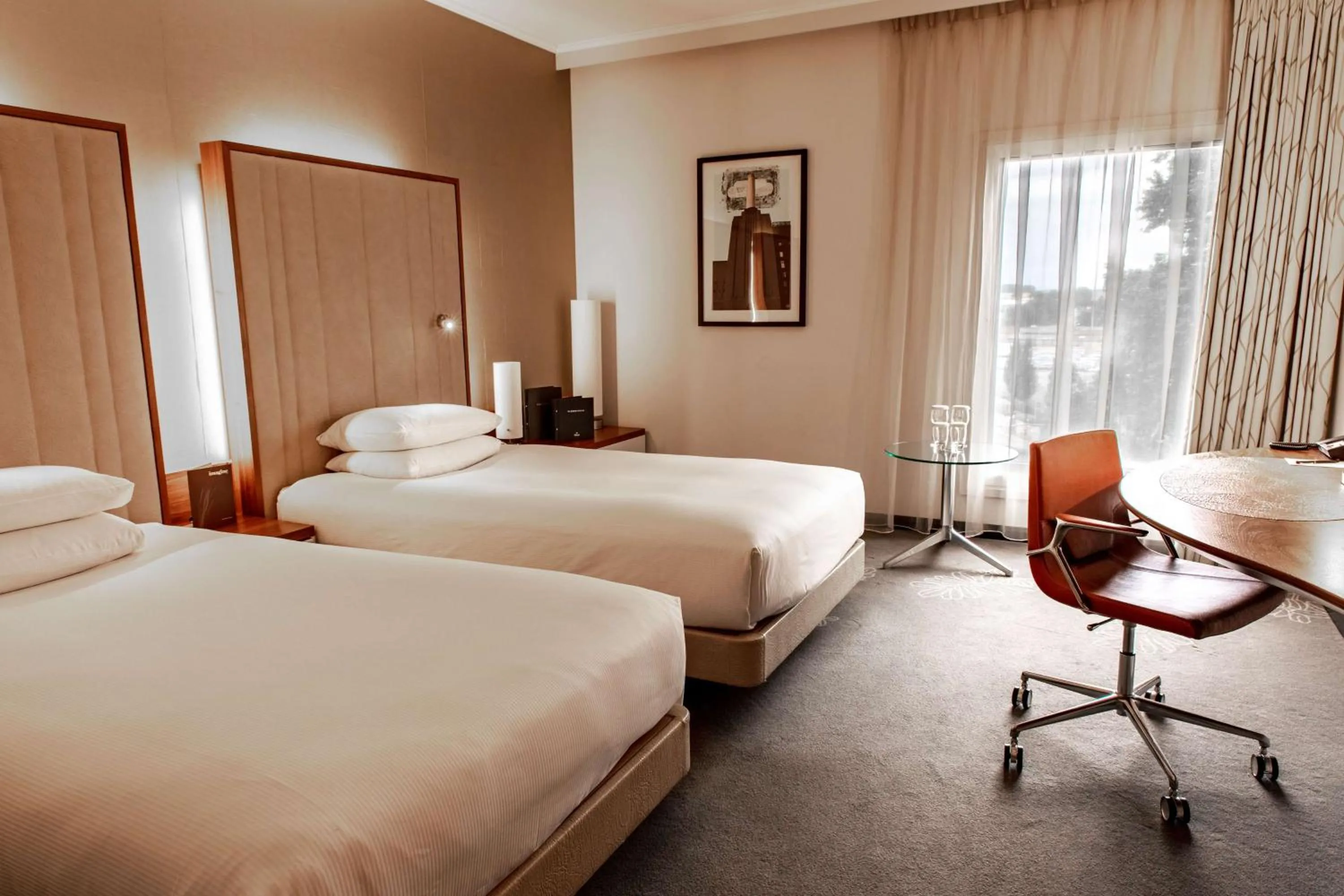 Twin Room in Hilton London Heathrow Airport Terminal 5