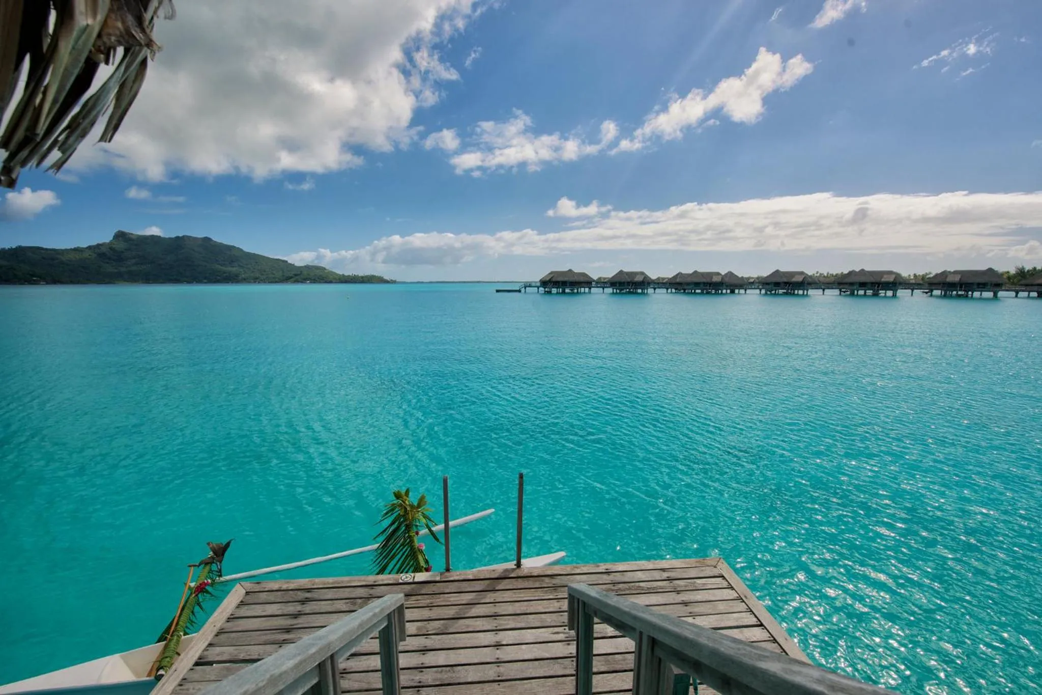 Overwater Villa with King Bed and Island View in InterContinental Bora Bora & Thalasso Spa by IHG