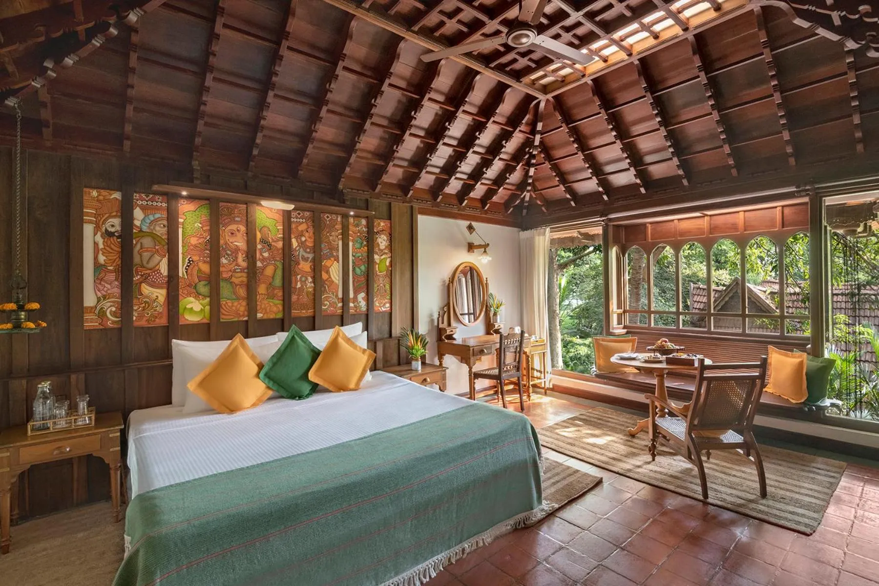 Luxury Pavillion Room in Kumarakom Lake Resort