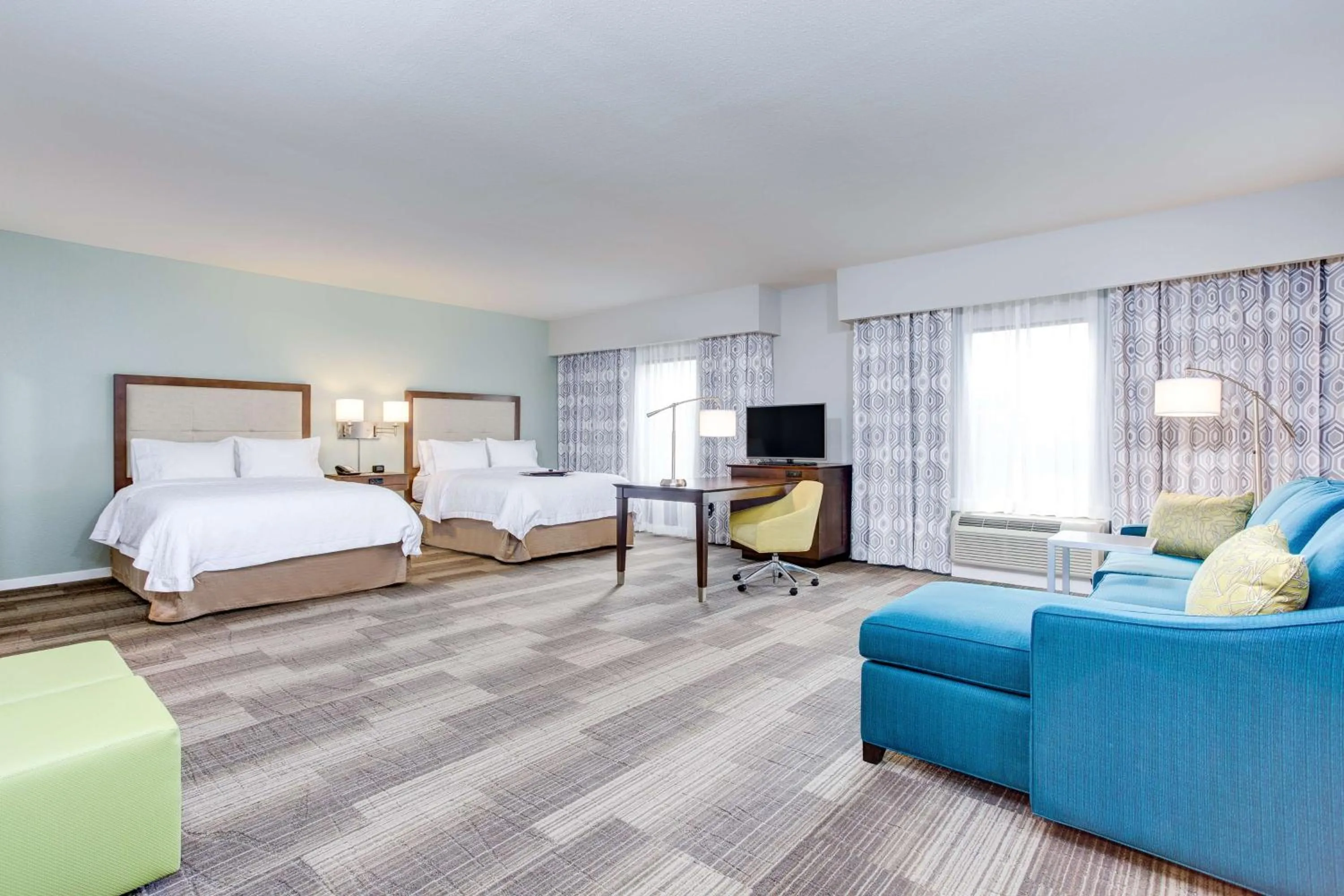 Queen Studio Suite with Two Queen Beds - Non-Smoking in Hampton Inn Macon - I-475