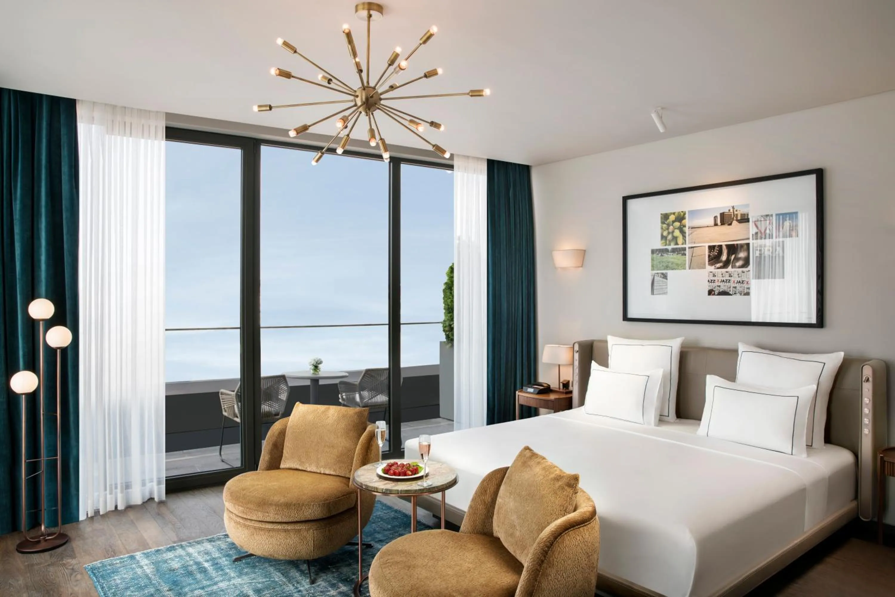 Terrace Room with Bosphorus View in Glens Palas Istanbul Nisantasi