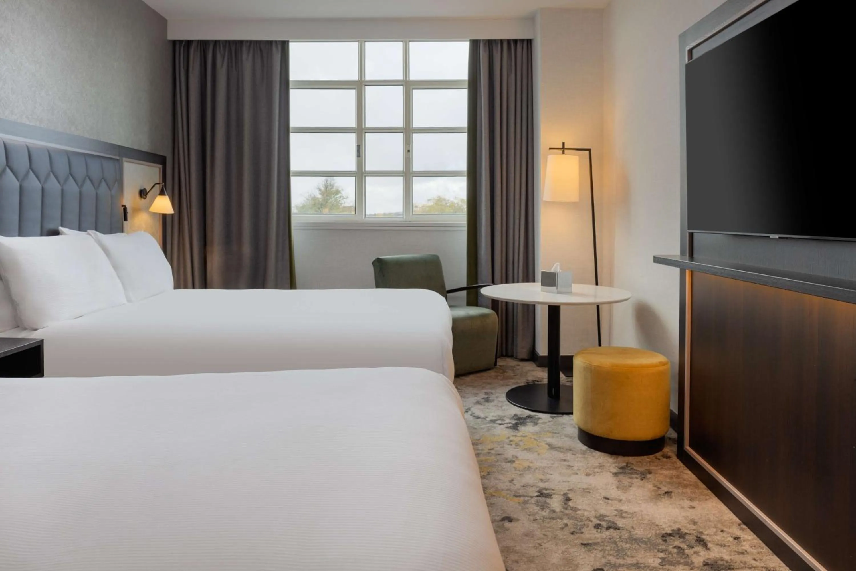 Double Room with Two Double Beds in Hilton Cardiff