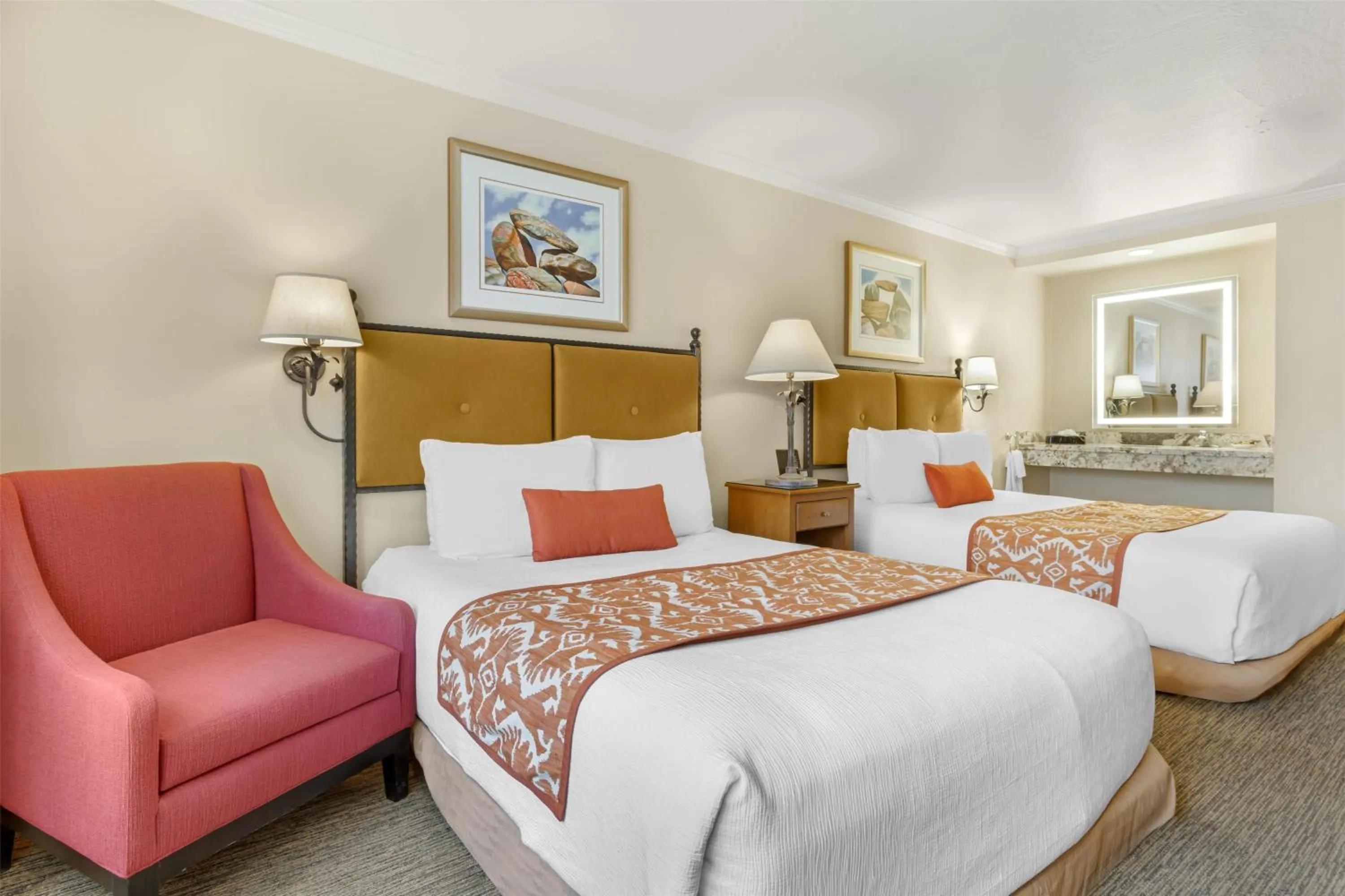 Queen Room with Two Queen Beds with Red Rock View - Disability Access - Non-smoking in Best Western Plus Arroyo Roble Hotel & Creekside Villas