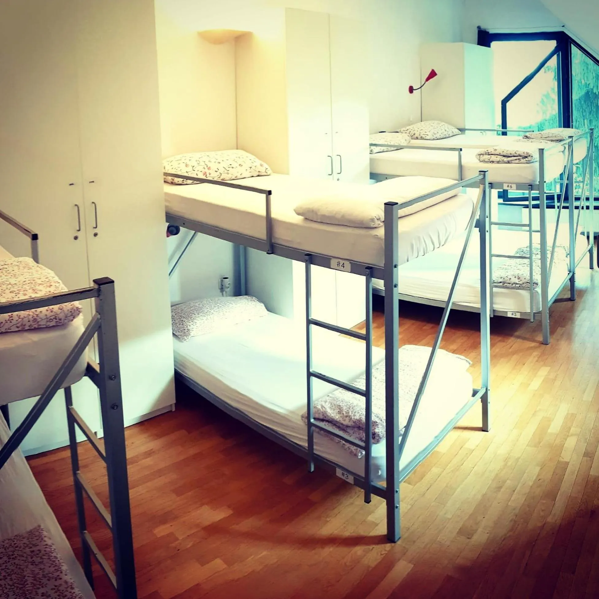 Bed in 8-Bed Dormitory Room in Cukrarna Guest Accommodation