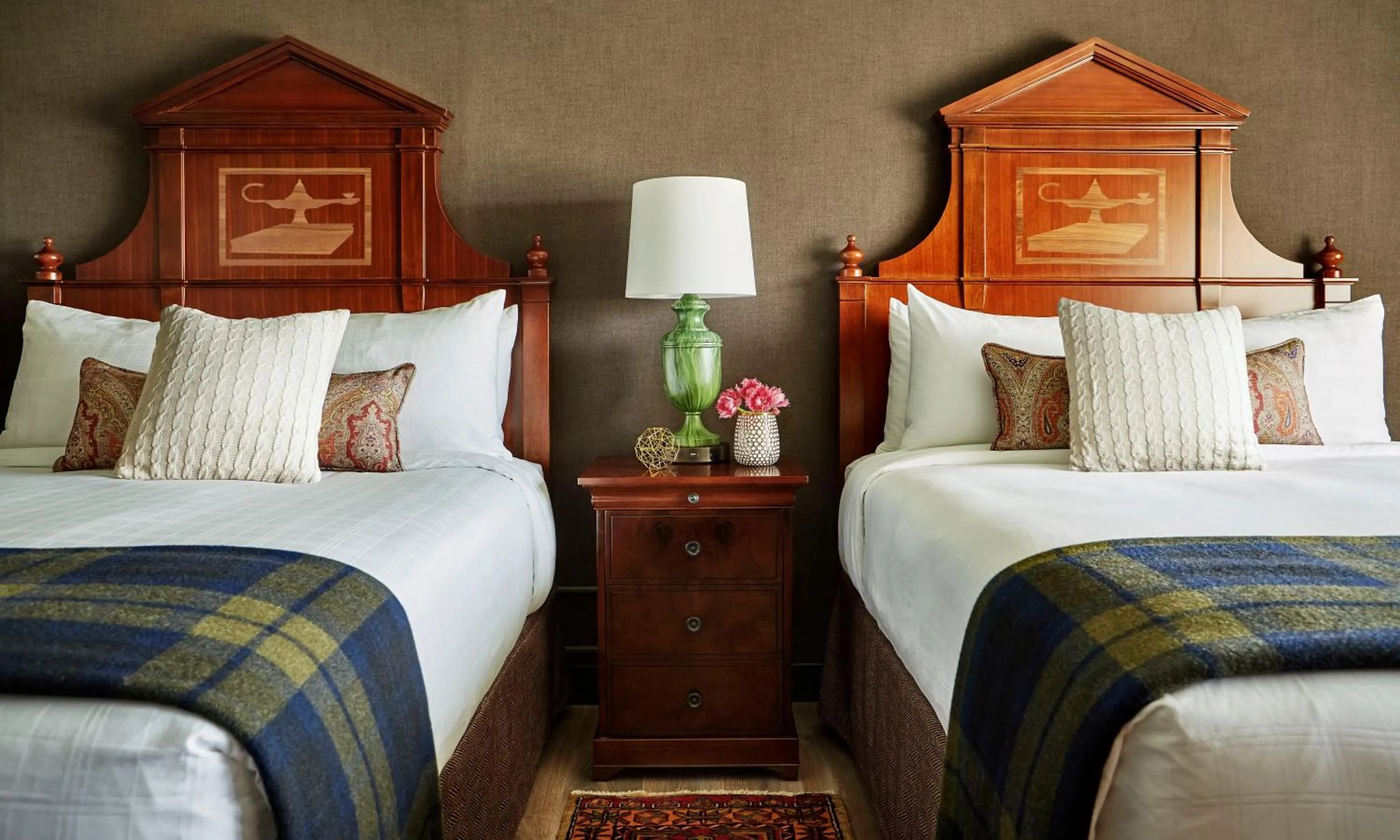 Deluxe Queen Suite with Two Queen Beds in Graduate by Hilton Ann Arbor