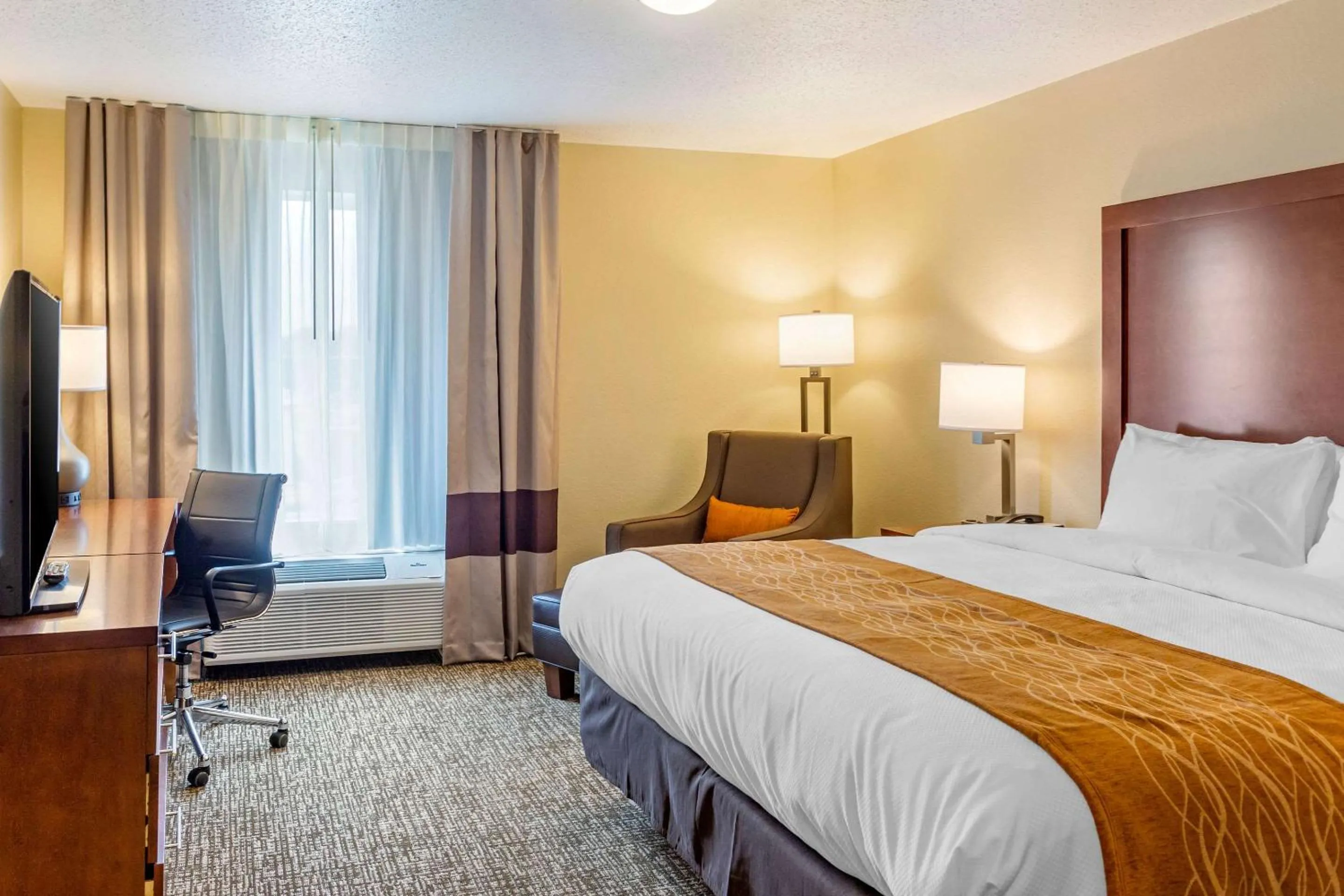 King Room - Non-Smoking in Comfort Inn DeKalb - University Area
