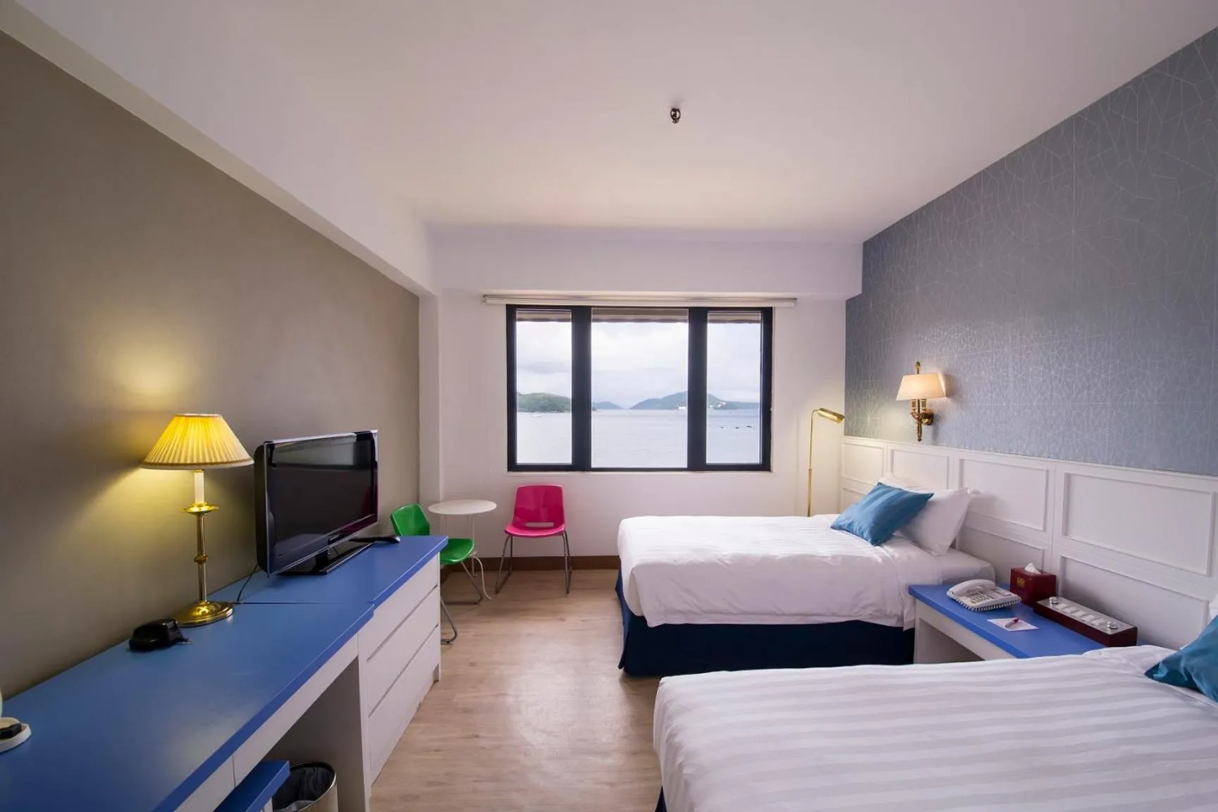 Sea View Twin Room in Silvermine Beach Resort