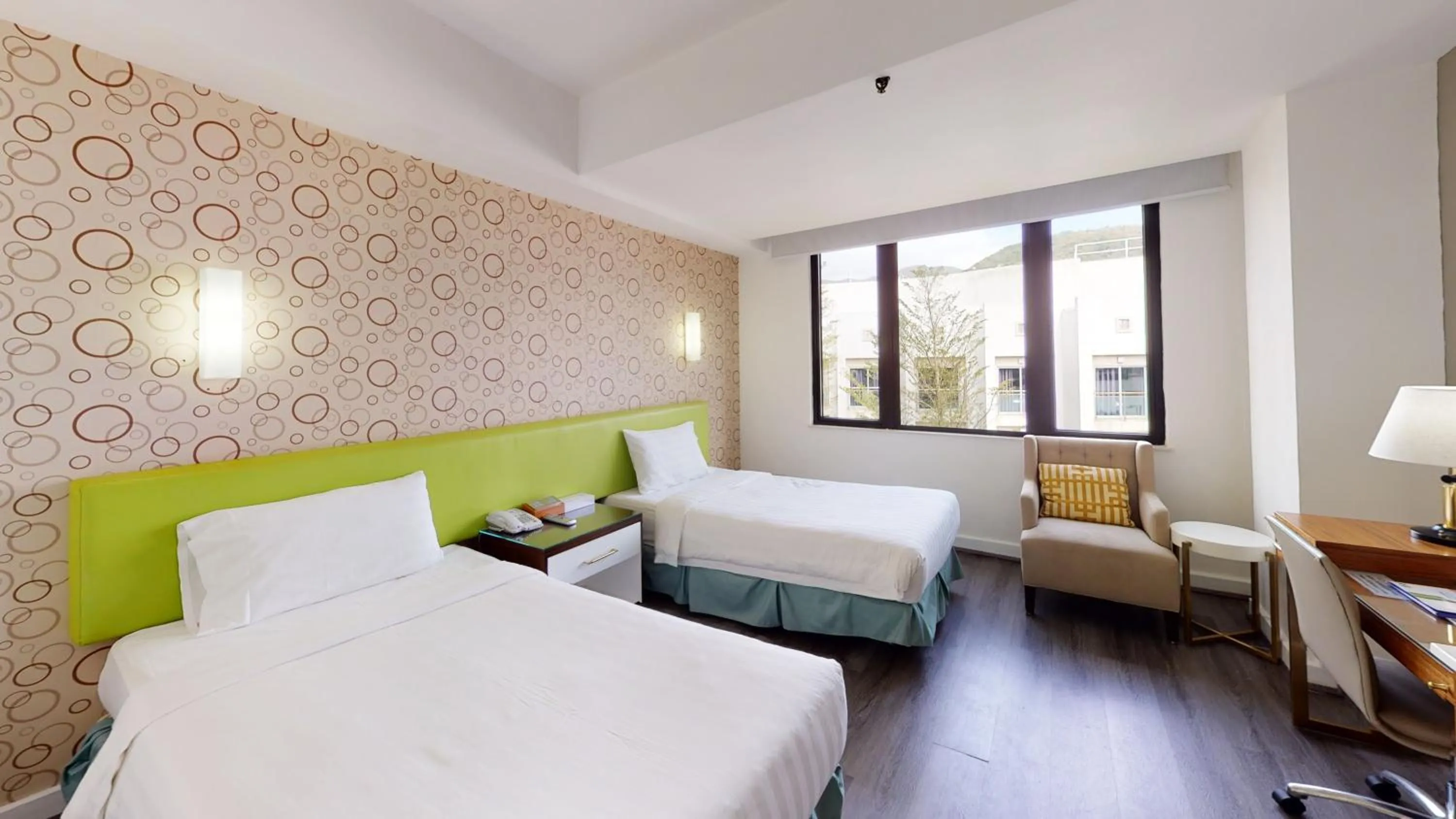 Garden View Twin Room in Silvermine Beach Resort