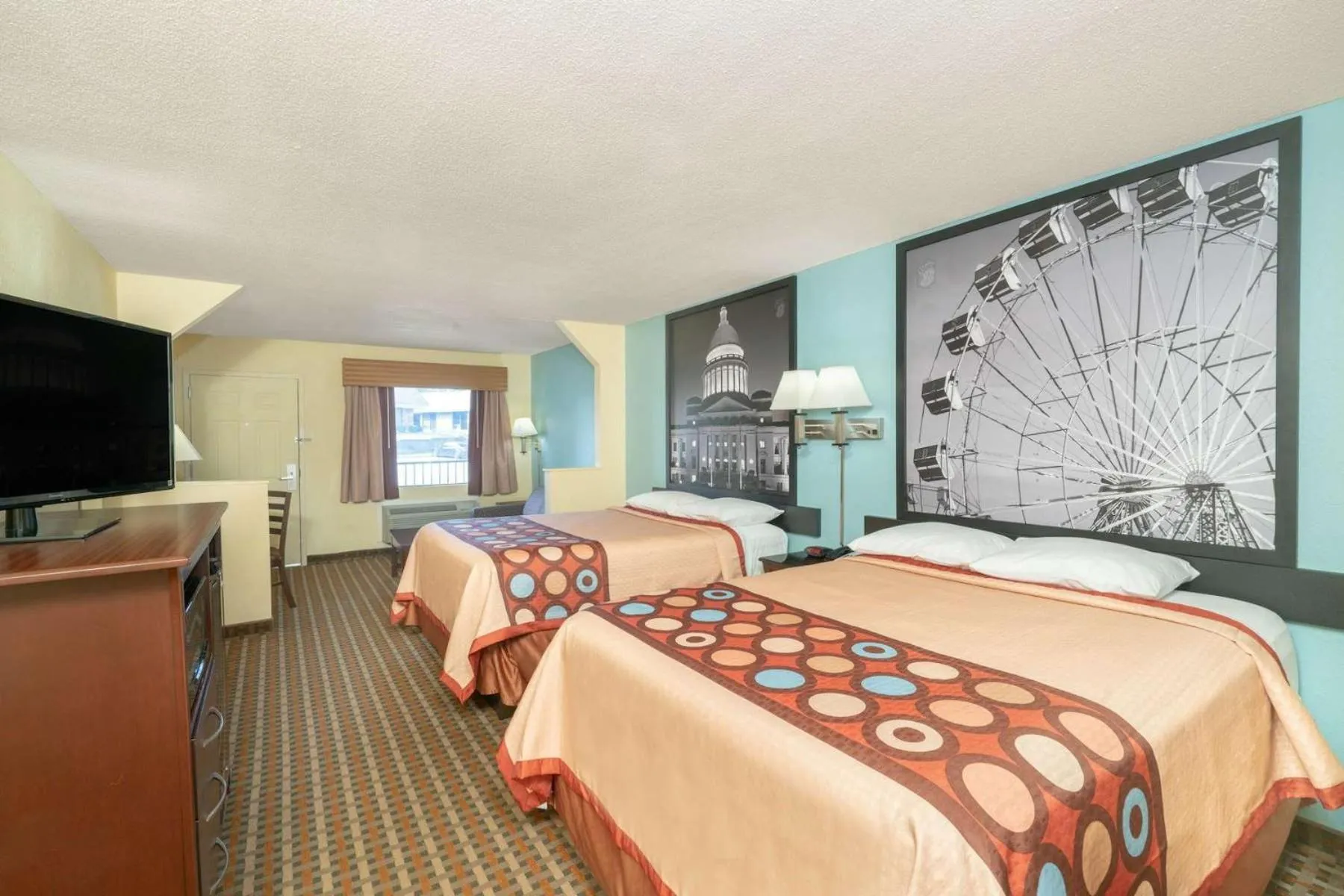 Studio Suite with Two Queen Beds - Smoking in Super 8 by Wyndham North Little Rock/McCain