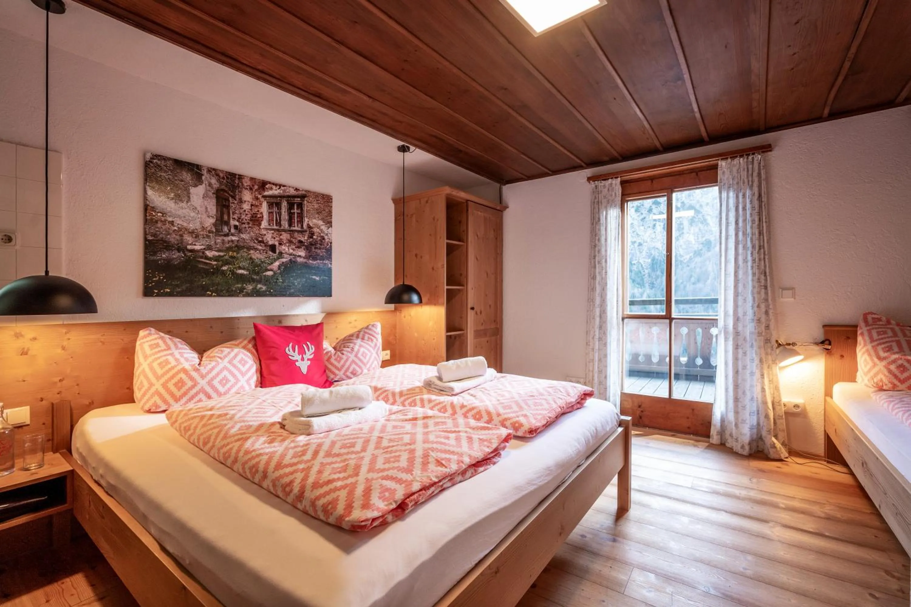 Double Room with Balcony in Berg'k'hof Kaisertal - Alpine Hideaway