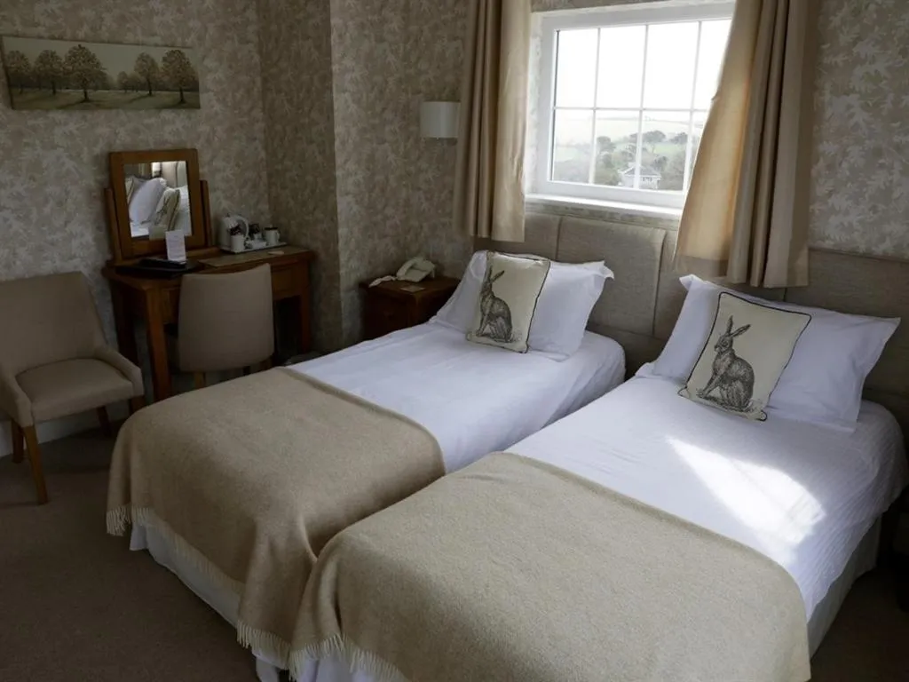 Standard Twin Room with Sea View in Trelawne Hotel
