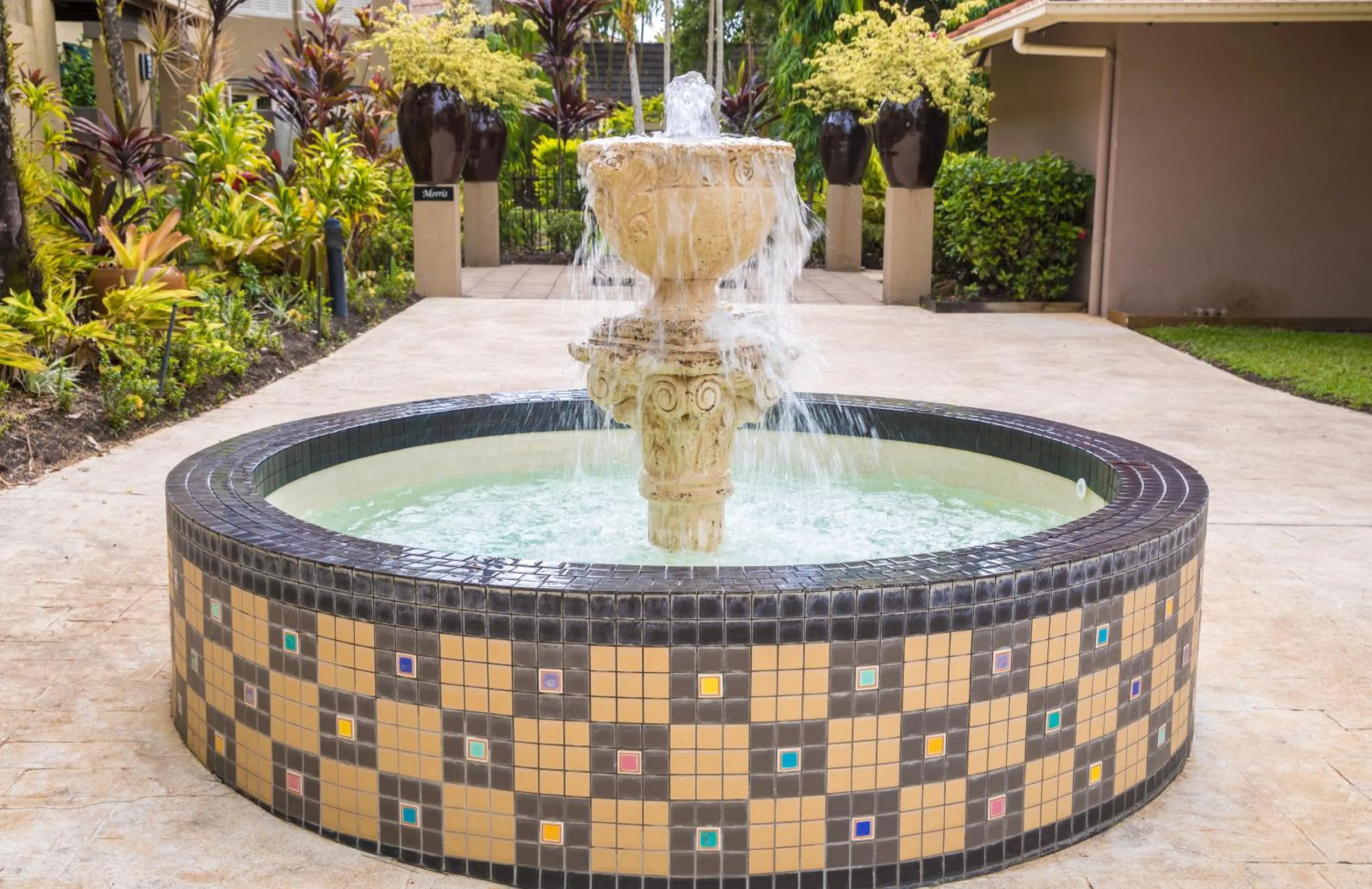 Decorative detail in The Lakes Resort Cairns