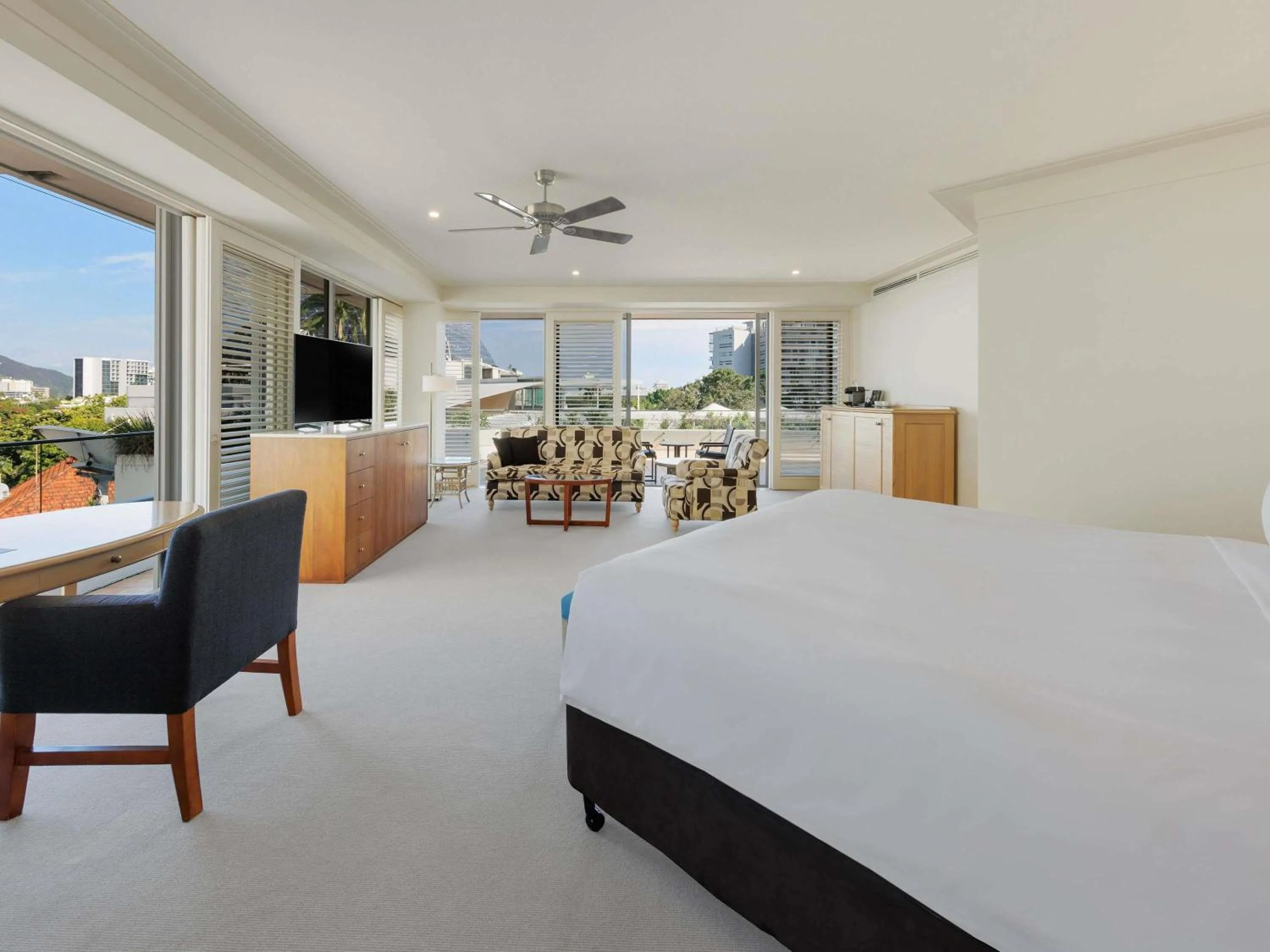 Junior King Suite with City View and Double Spa with one drink voucher  in Pullman Reef Hotel Casino