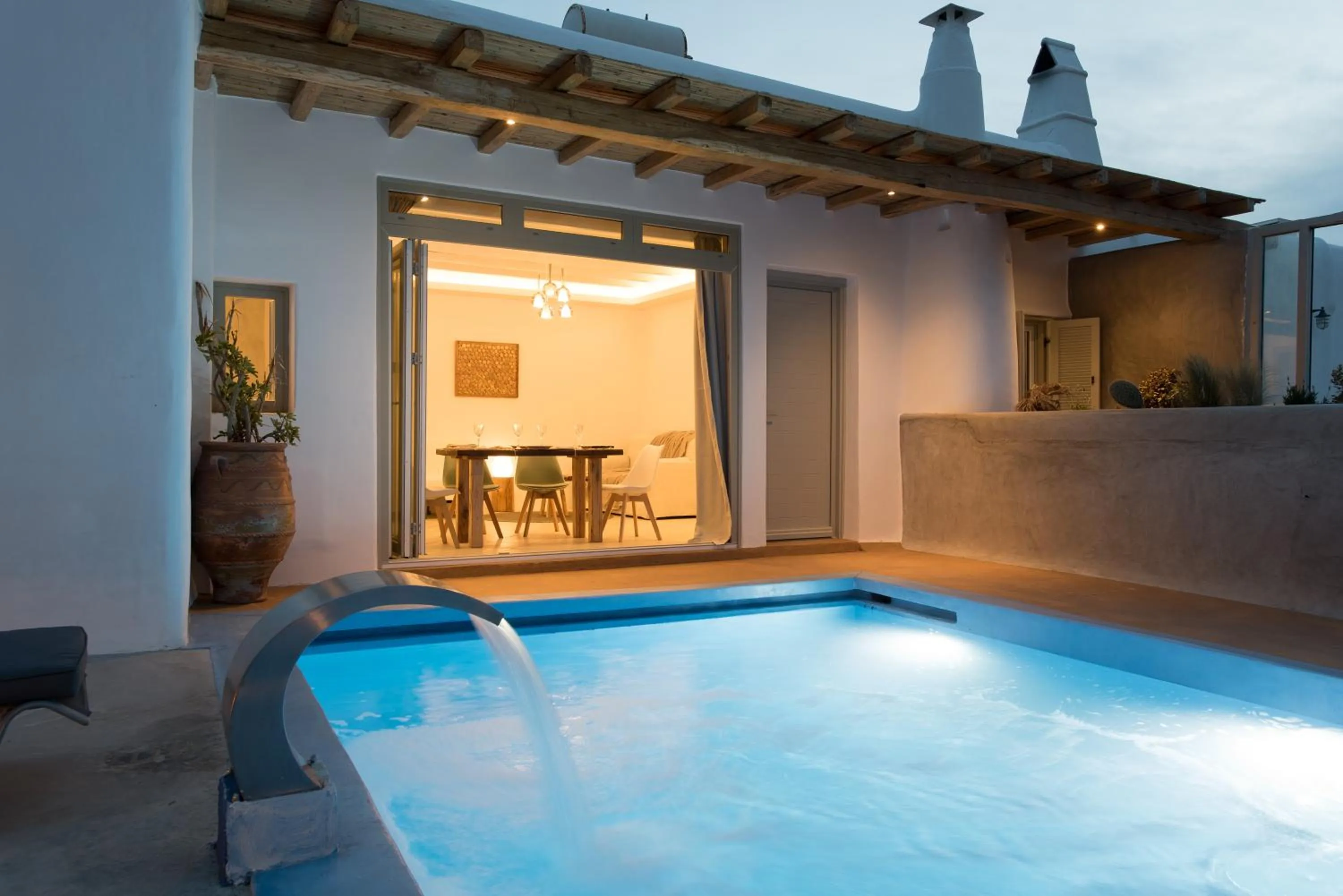Superior Two-Bedroom Apartment with Private Pool in Mykonos Village