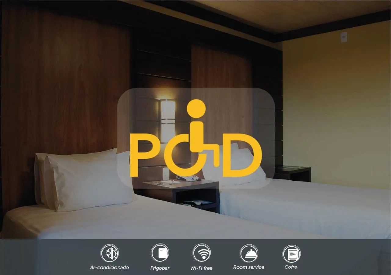 Twin Room - Disability Access in Master Gramado Hotel - Espaço Kids Incrível