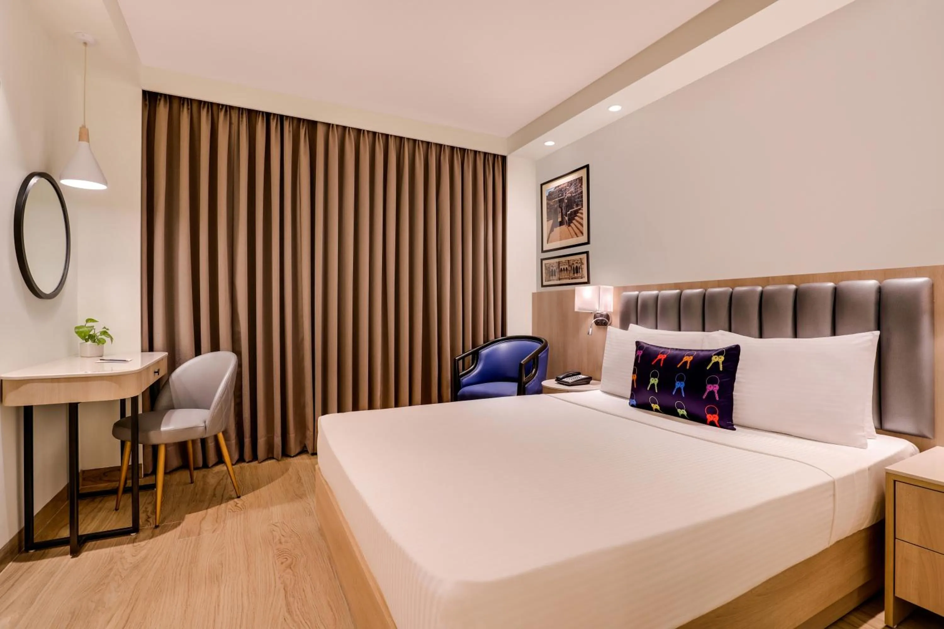 Deluxe Double Room in Keys Prima by Lemon Tree Hotels, Pimpri, Pune