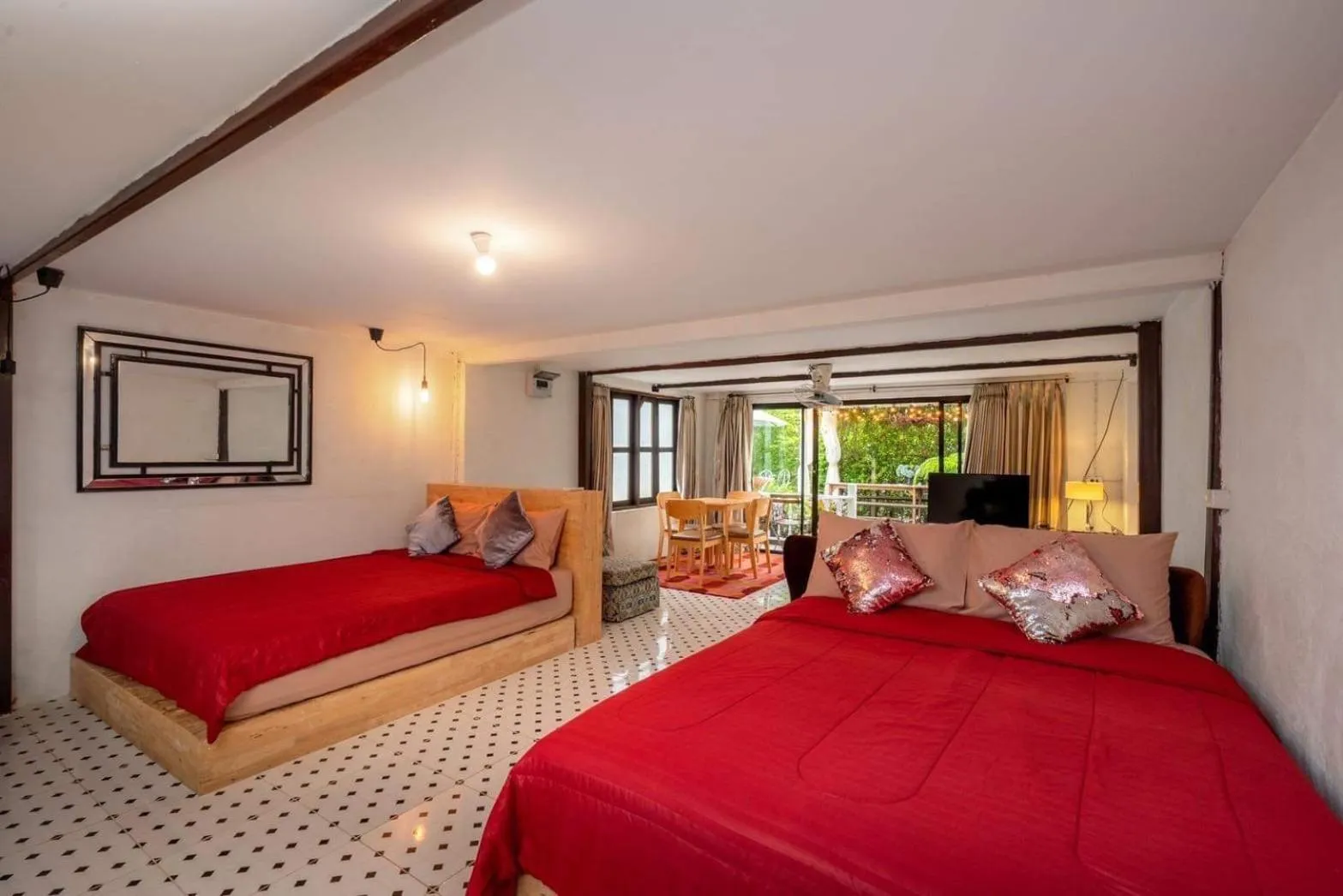 Family Double Room - single occupancy in Secret garden pool villa
