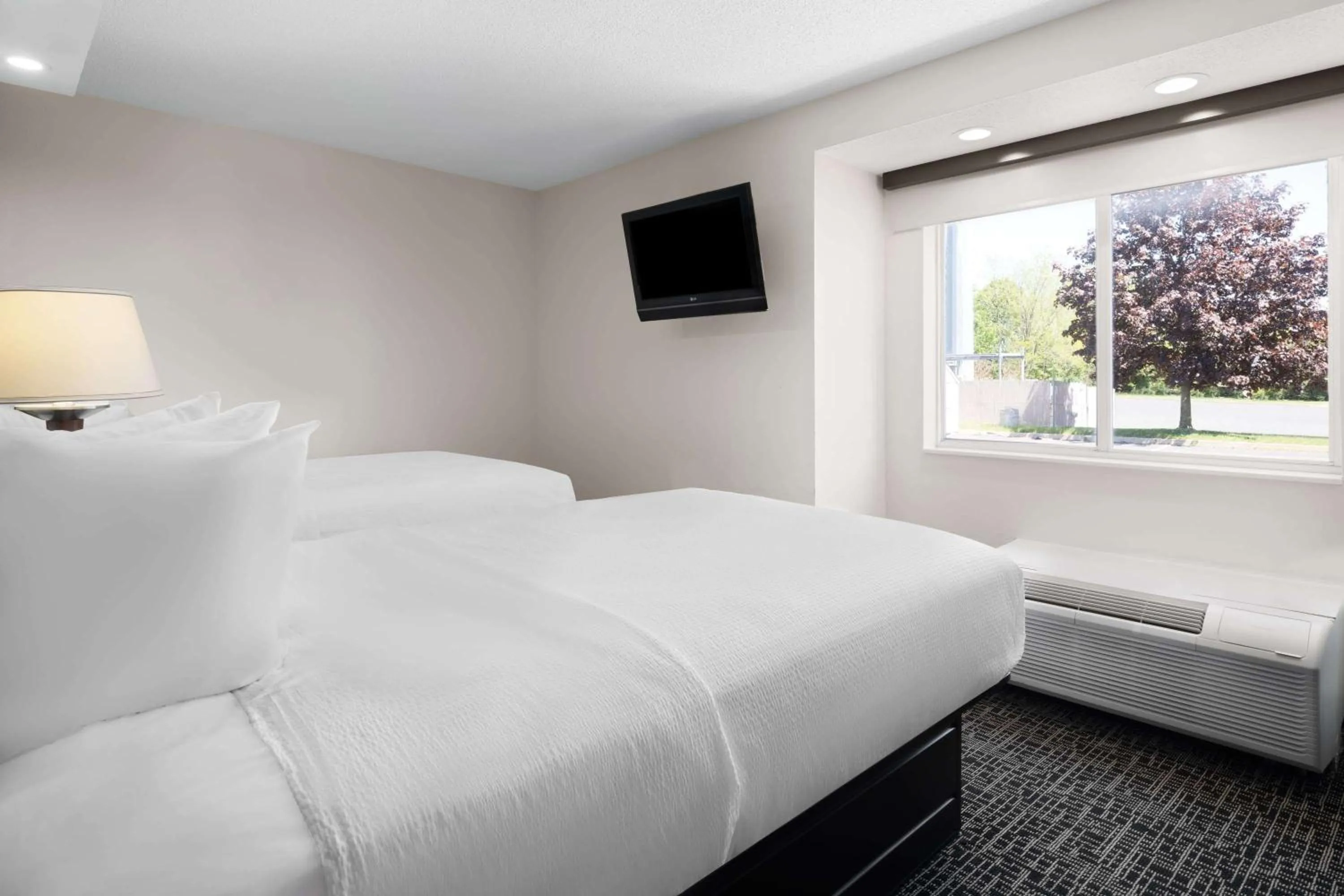 Room with Two Queen Beds and Mobility/Hearing Access and Roll-In Shower, Non-Smoking in Baymont by Wyndham Boardman