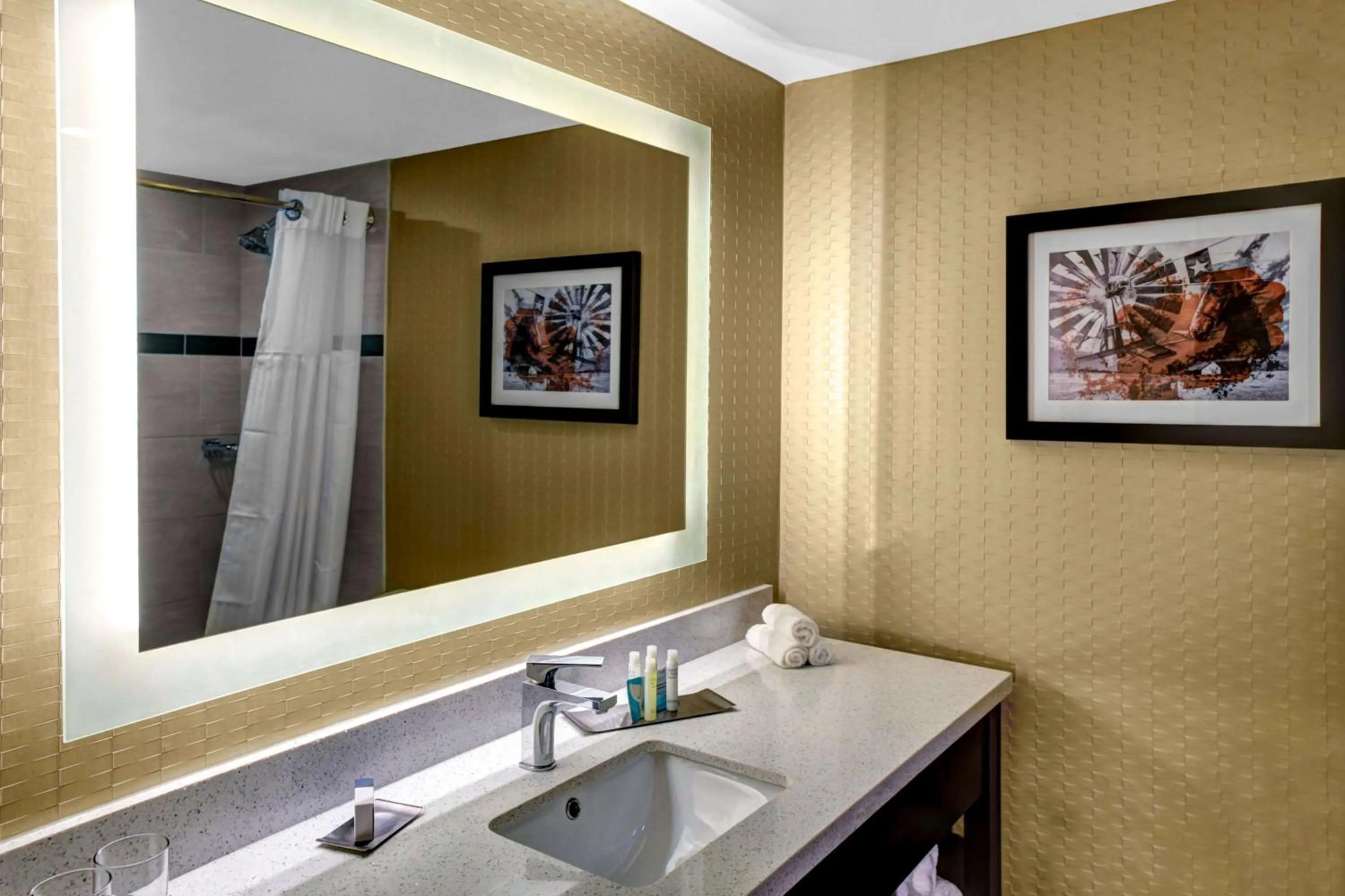 Queen Room with Two Queen Beds with Bath Tub - Mobility and Hearing Access in Doubletree by Hilton Arlington DFW South