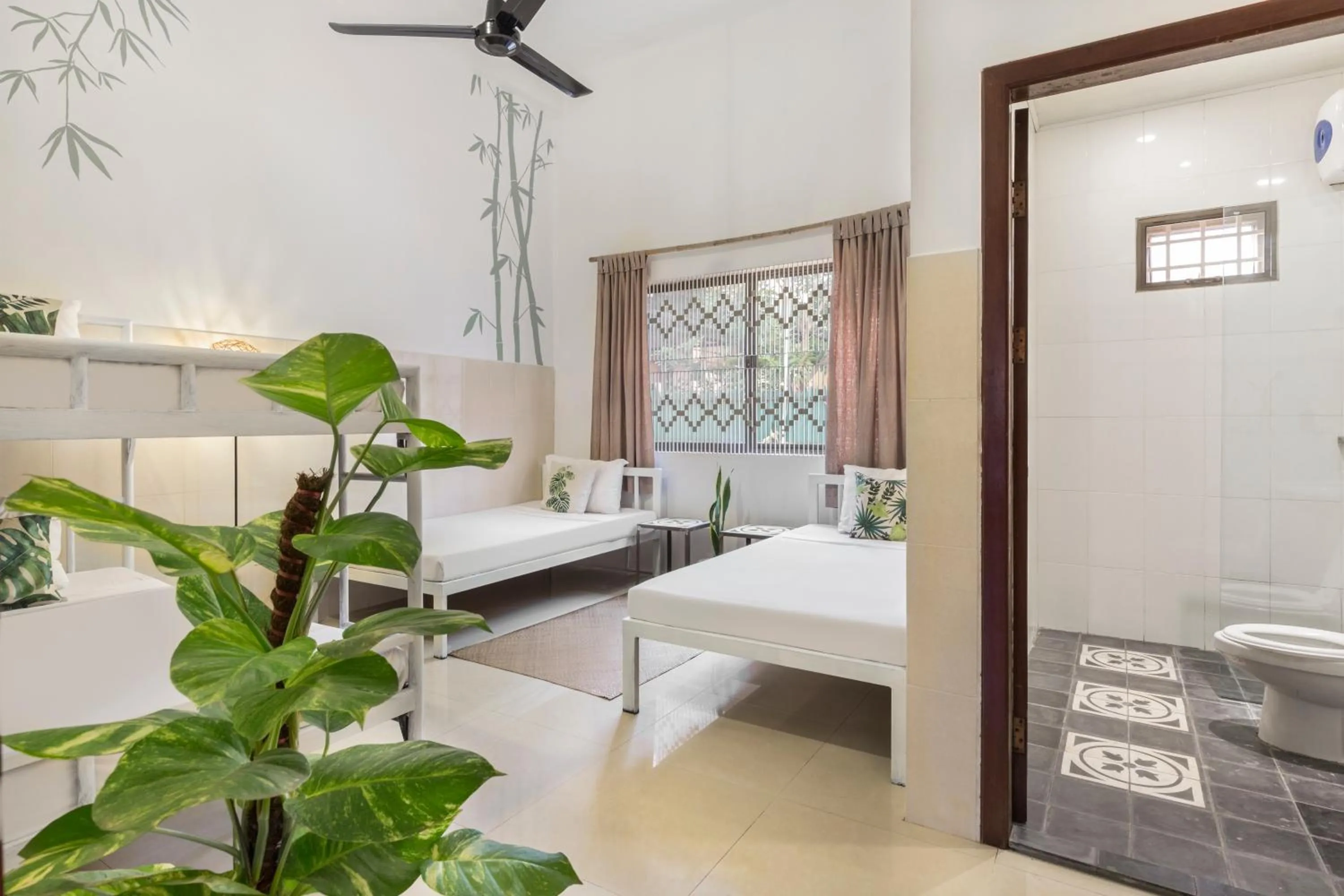 Quadruple Room with Private Bathroom in Babel Siem Reap Guesthouse
