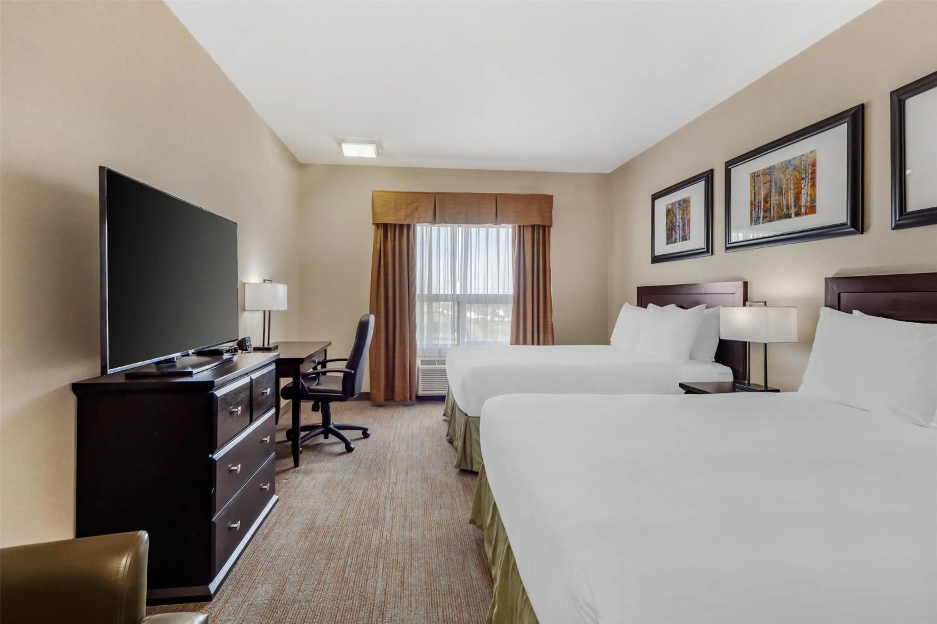 Queen Room with Two Queen Beds - Shower Only in Best Western Wainwright Inn & Suites