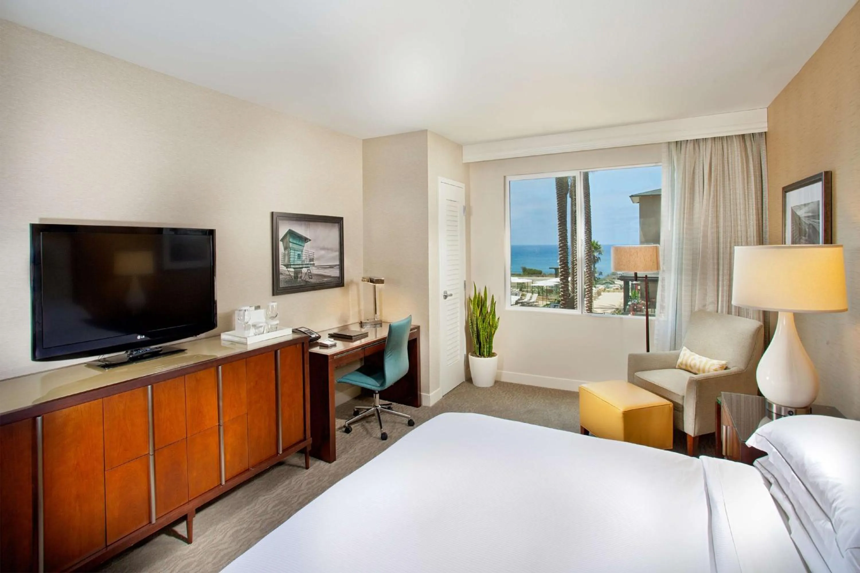 King Room with Ocean View - First Floor in Cape Rey Carlsbad Beach, A Hilton Resort & Spa