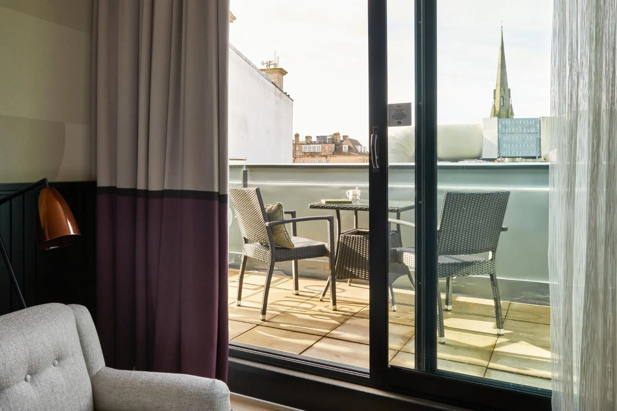 Standard Refurbished Twin Room with Balcony in Hotel Indigo Newcastle by IHG