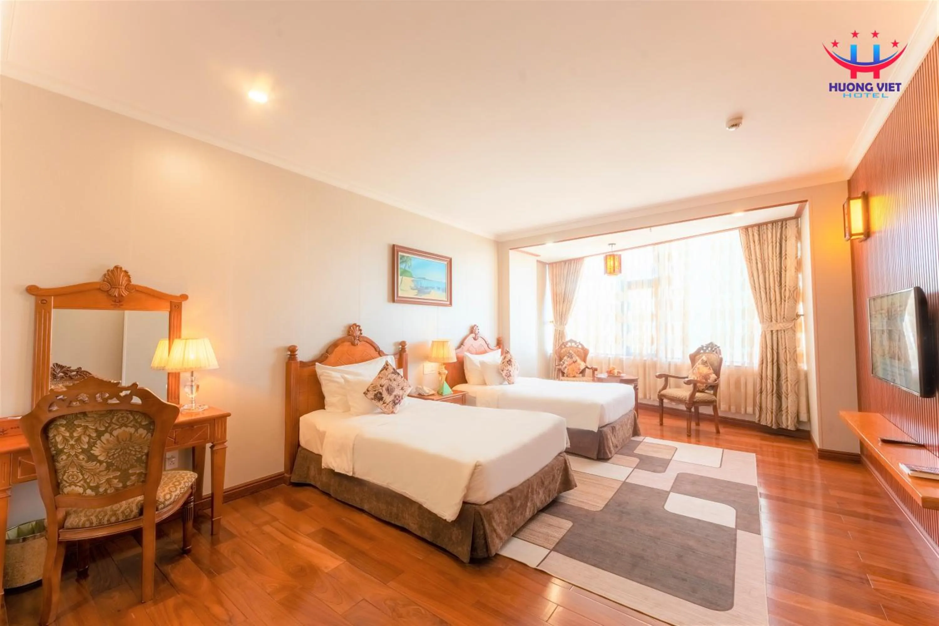 Luxury Twin Room With Ocean View in Huong Viet Hotel Quy Nhon - Beachfront