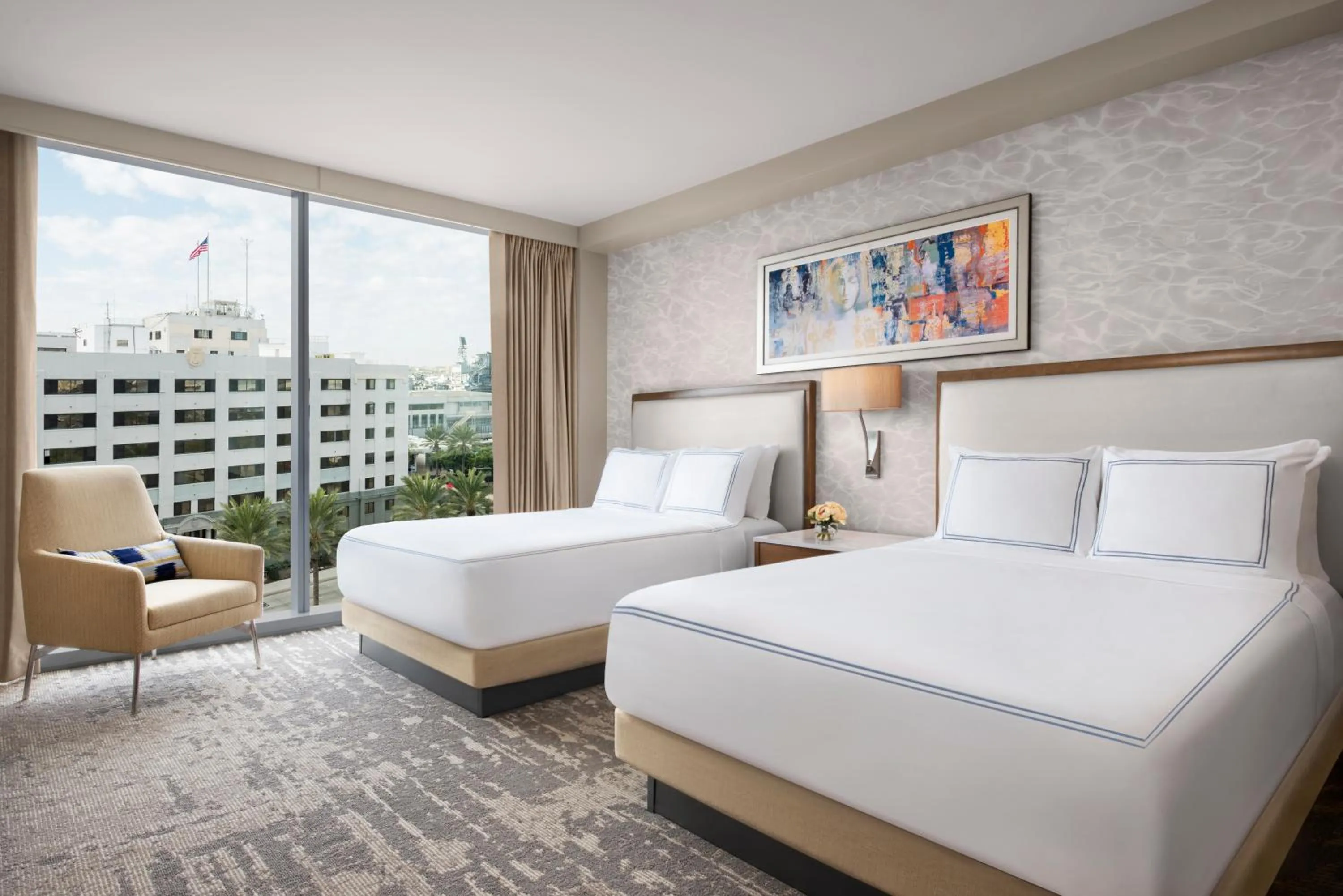 Classic Queen Room with Two Queen Beds and City View in InterContinental San Diego by IHG
