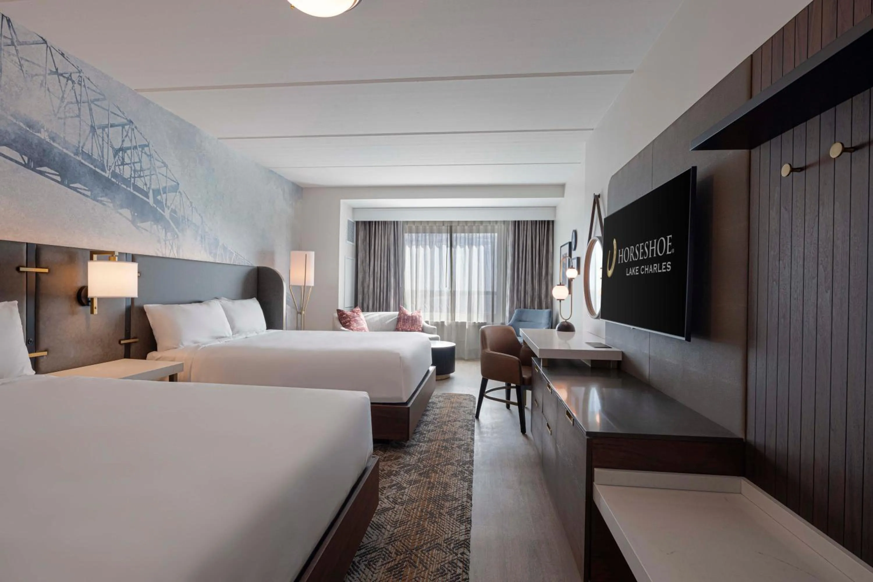 Deluxe Room, 2 Queens, Non-Smoking in Horseshoe Lake Charles