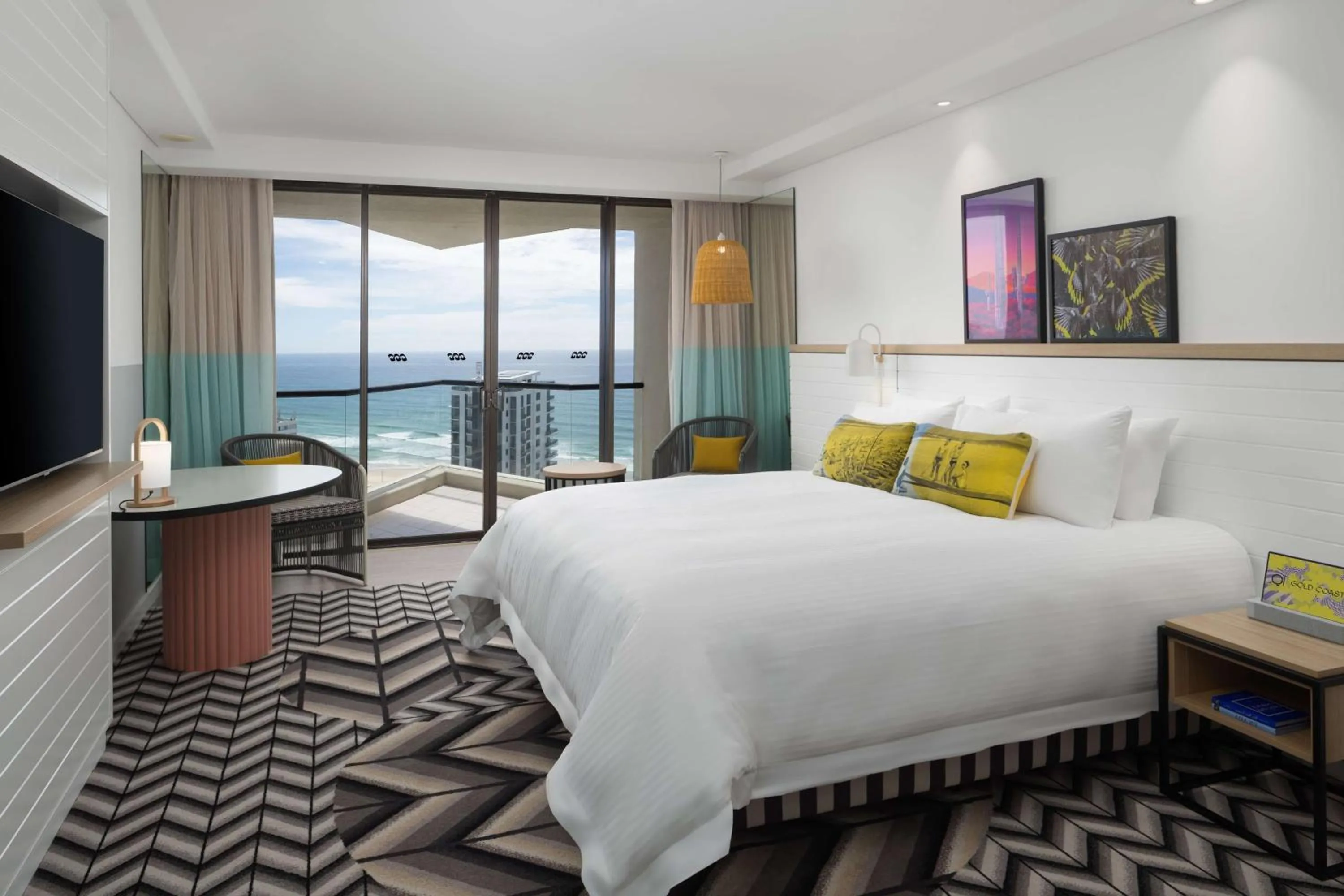 Deluxe Ocean View King in QT Gold Coast