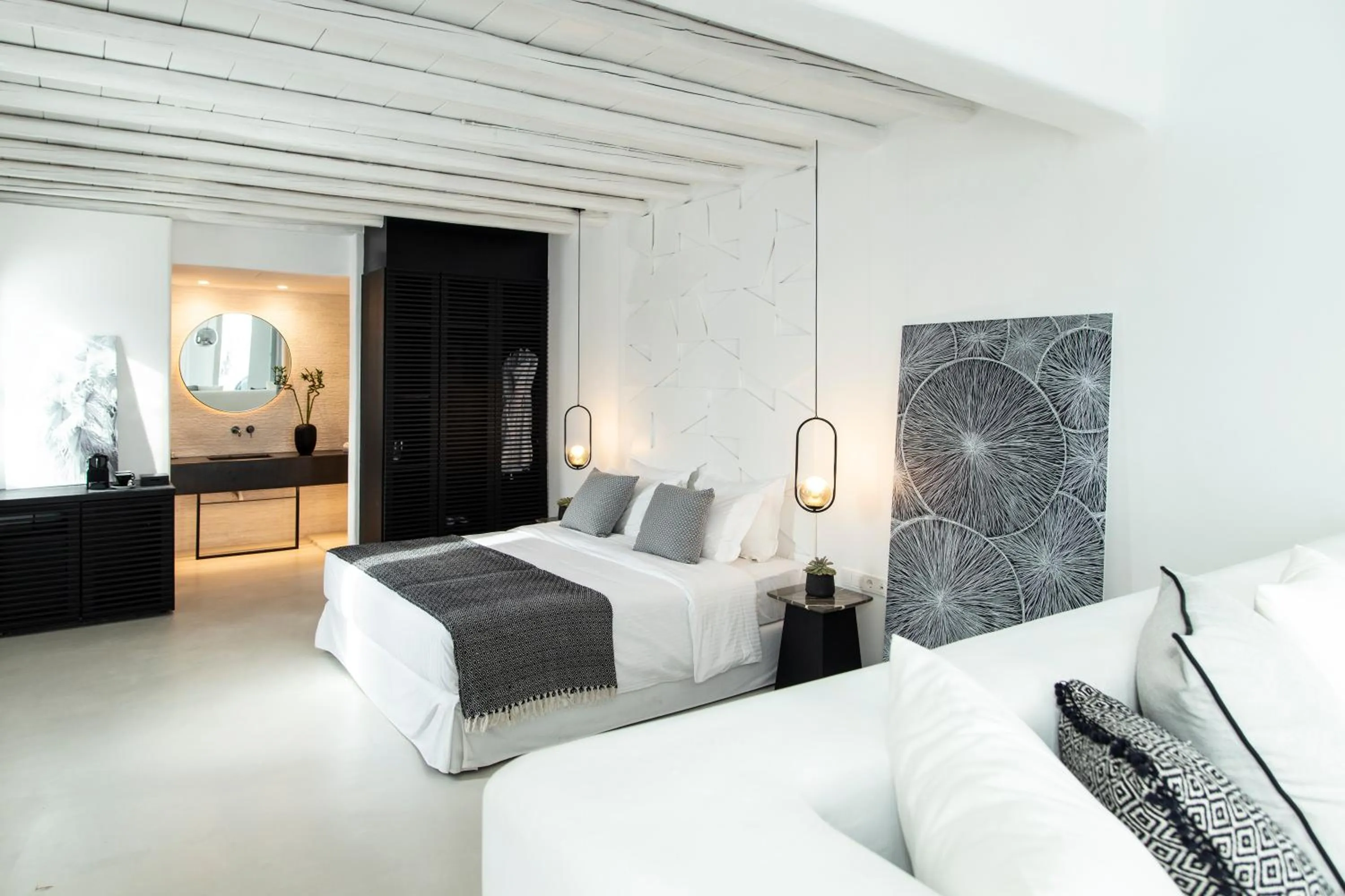 Premium Suite with Sea View & Outdoor Hot Tub in Nimbus Mykonos