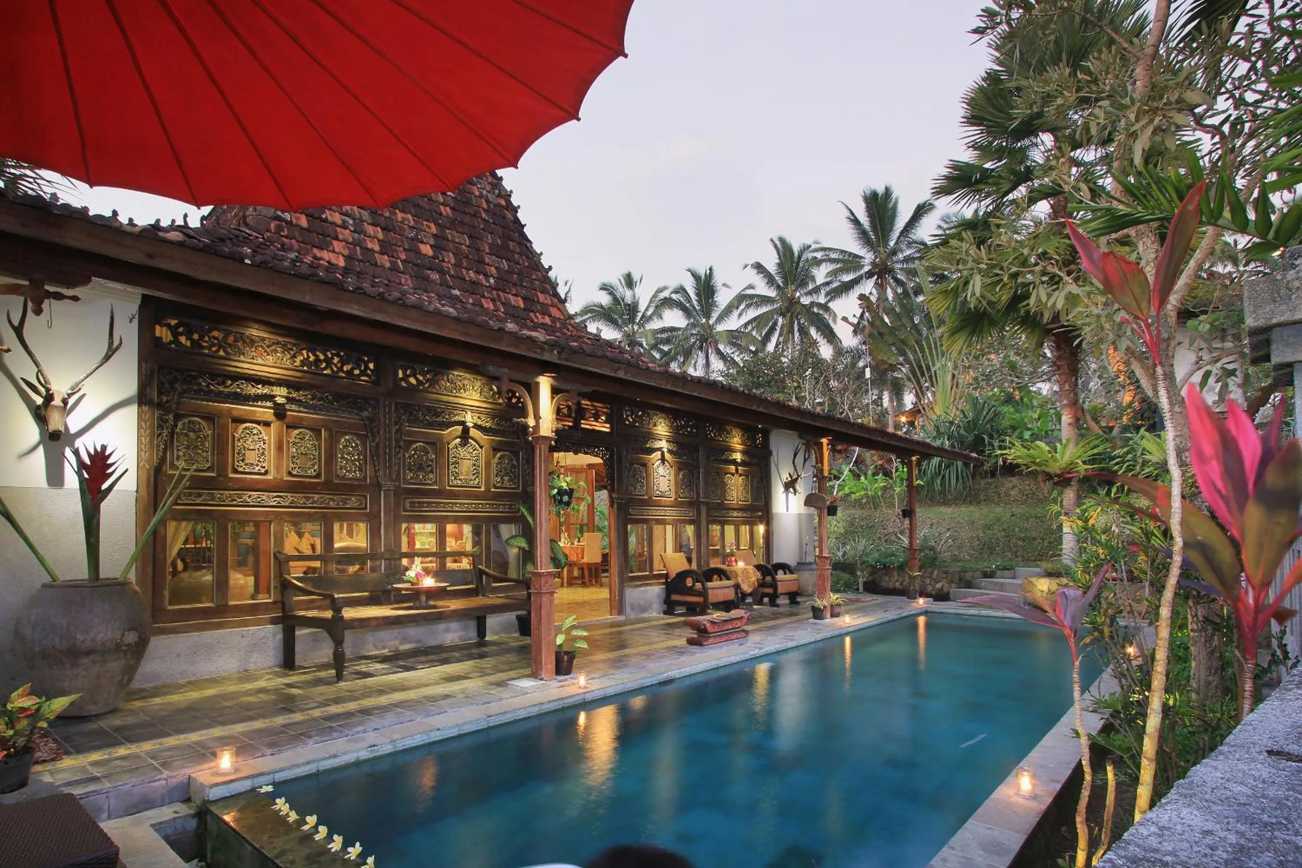 Two-Bedroom Deluxe Villa with Private Pool in Ubud Syailendra Villas