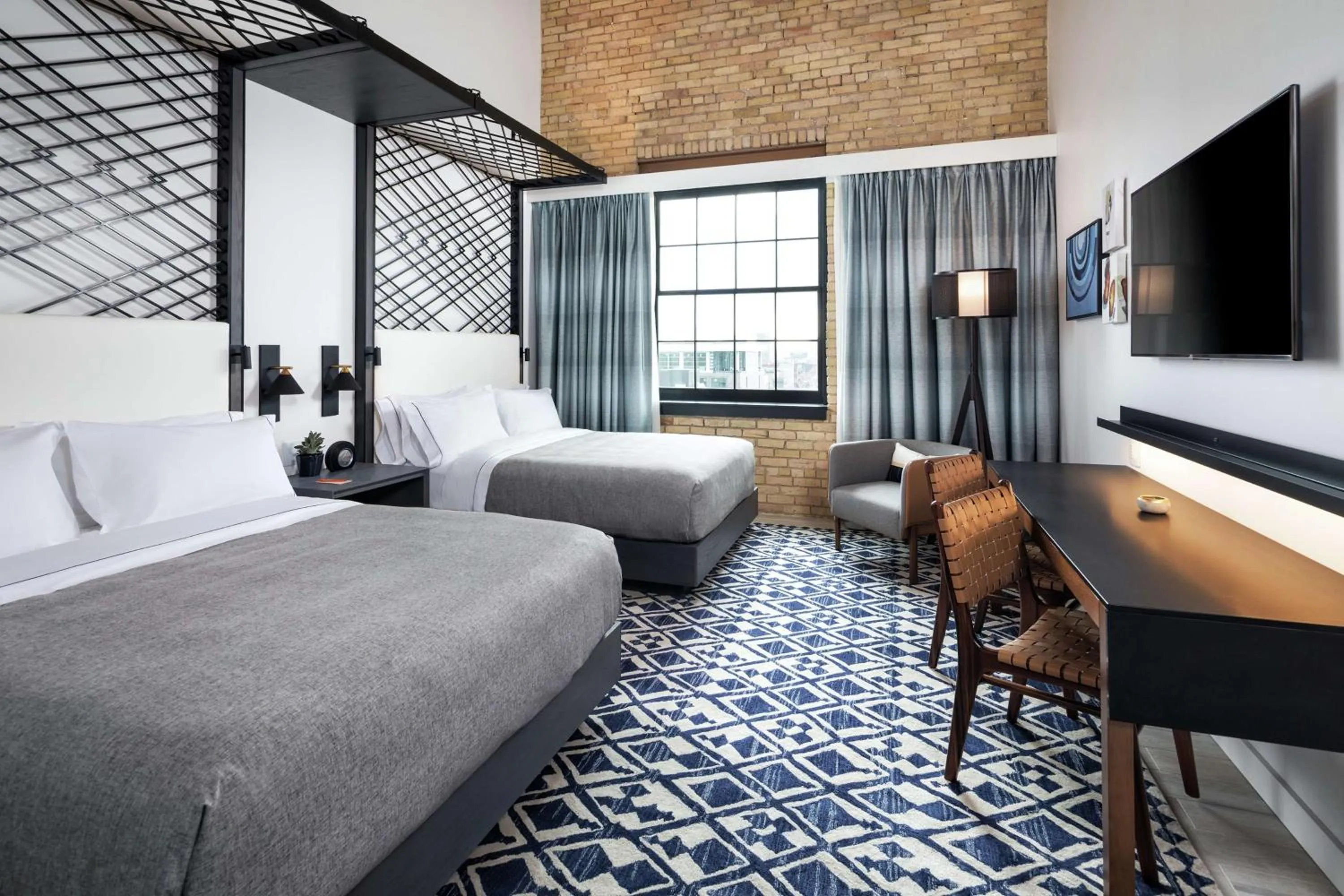 Studio Suite with Two Queen Beds in Canopy by Hilton Minneapolis Mill District